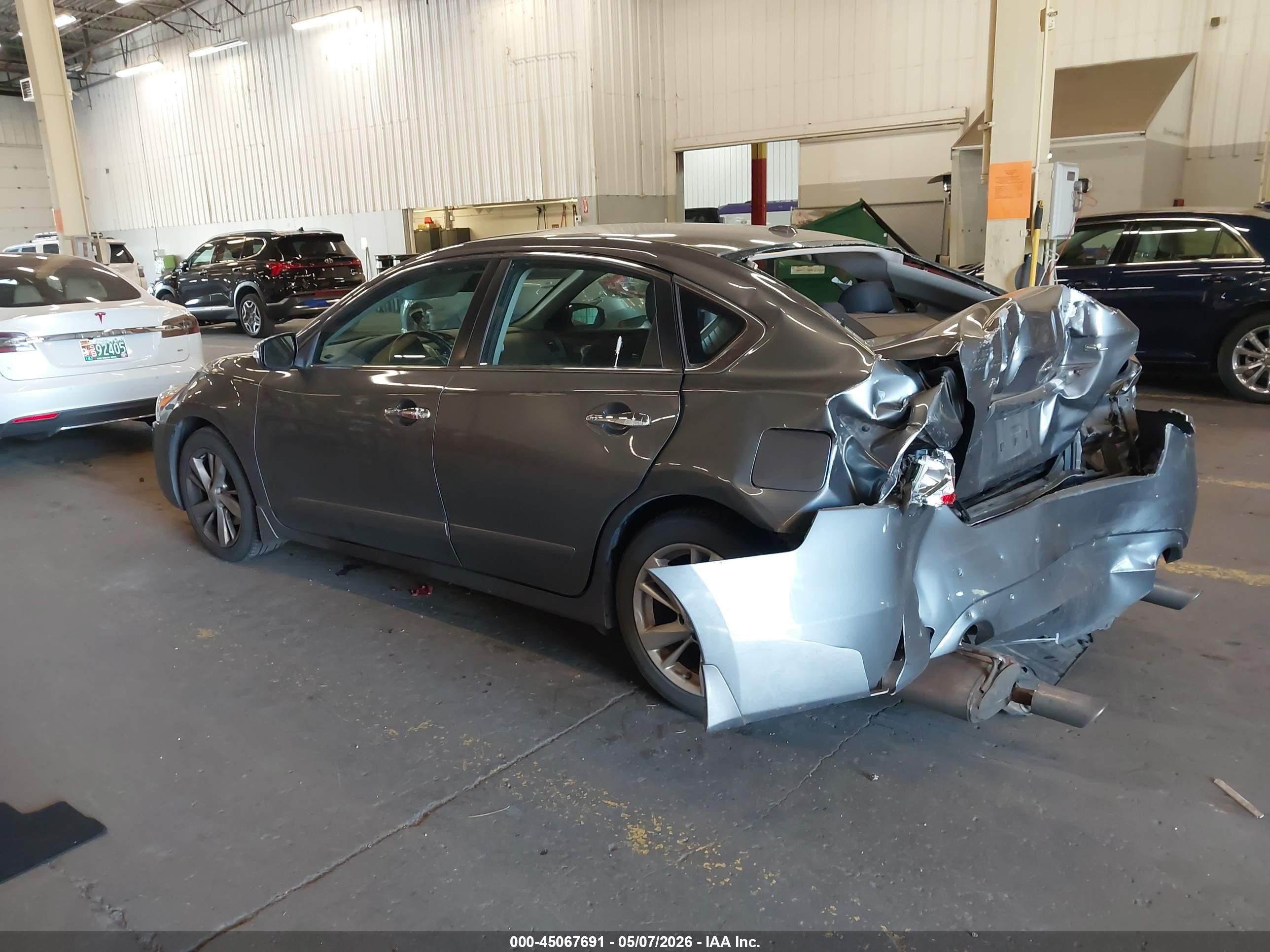 2015 Nissan Altima 2.5 Sl Gray vin: 1N4AL3AP5FN406527