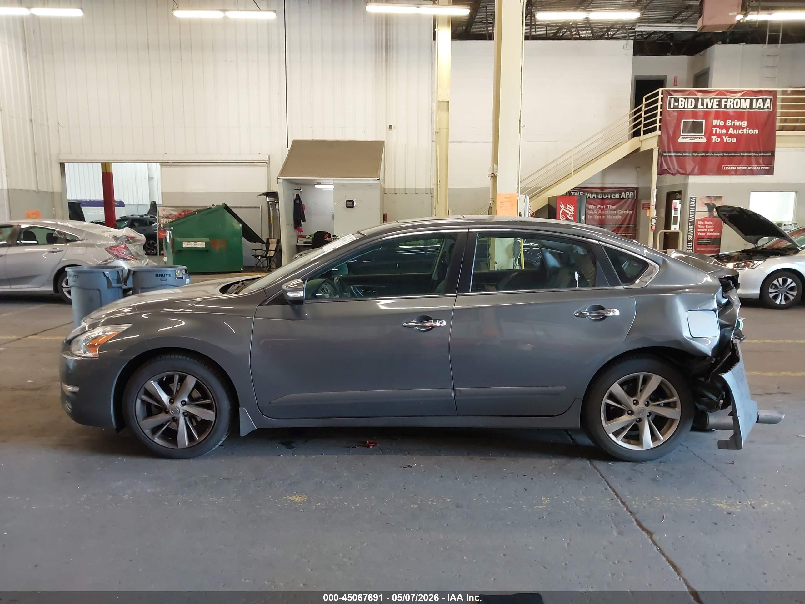 2015 Nissan Altima 2.5 Sl Gray vin: 1N4AL3AP5FN406527
