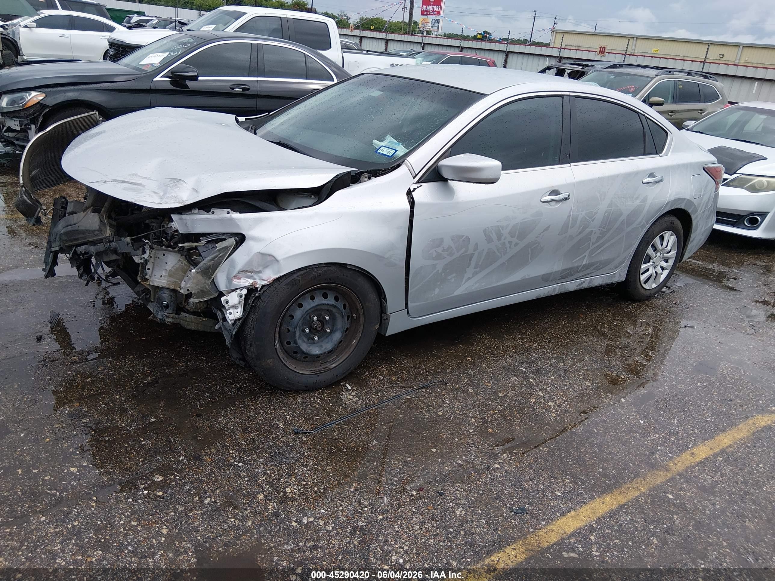 2015 Nissan Altima 2.5/2.5 S/2.5 Sl/2.5 Sv Silver vin: 1N4AL3AP5FN878503