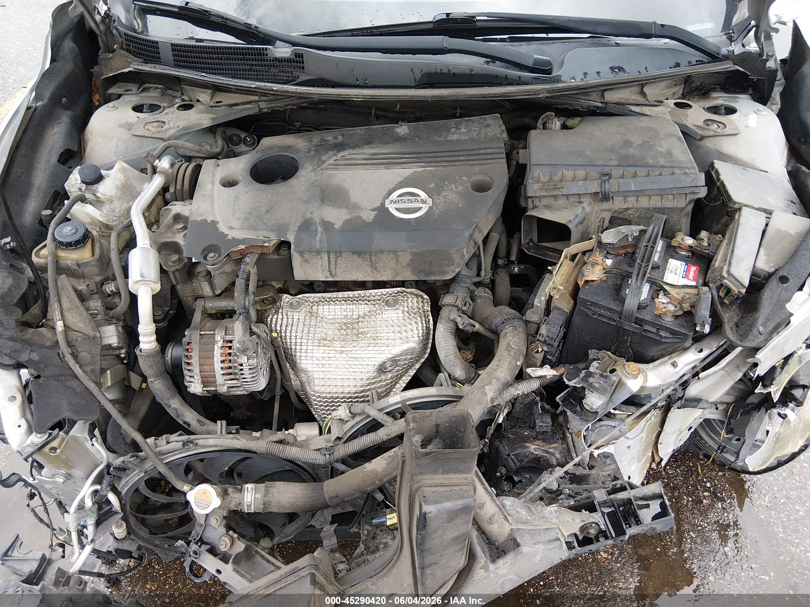 2015 Nissan Altima 2.5/2.5 S/2.5 Sl/2.5 Sv Silver vin: 1N4AL3AP5FN878503