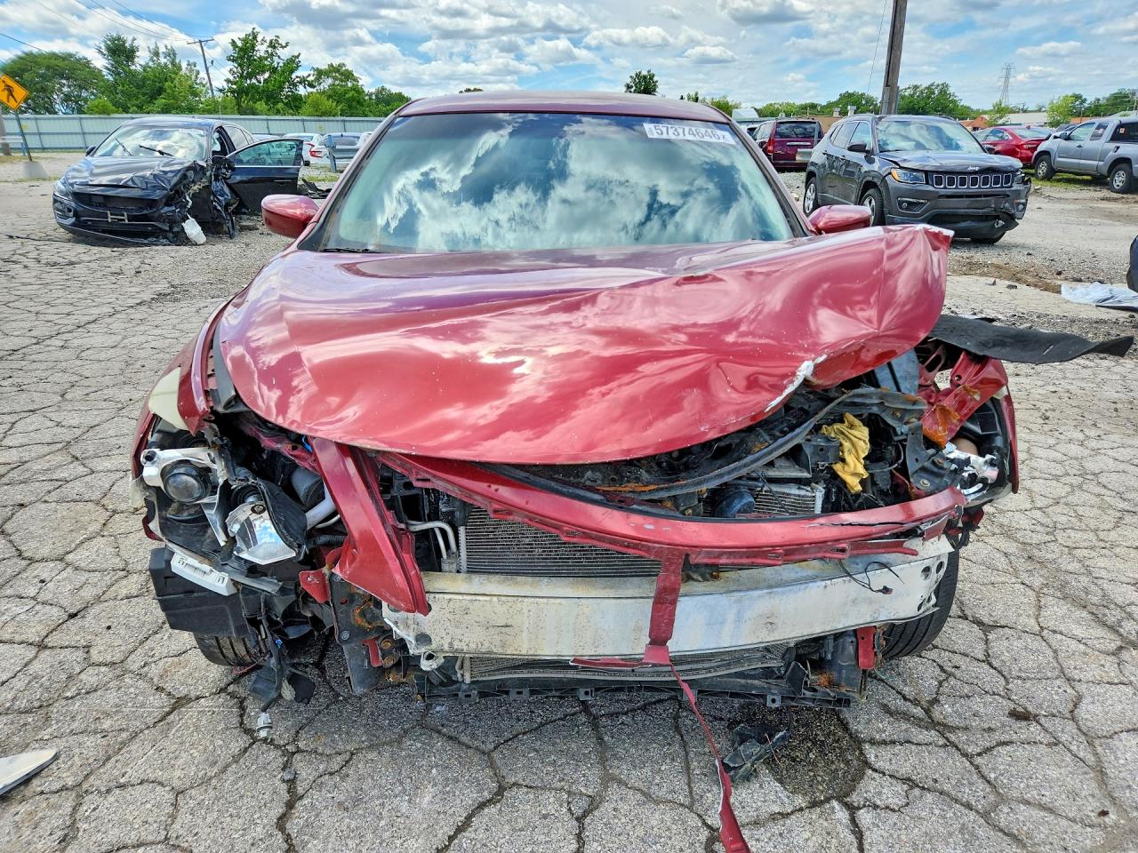 2015 Nissan Altima 2.5 S Red vin: 1N4AL3AP5FN903125