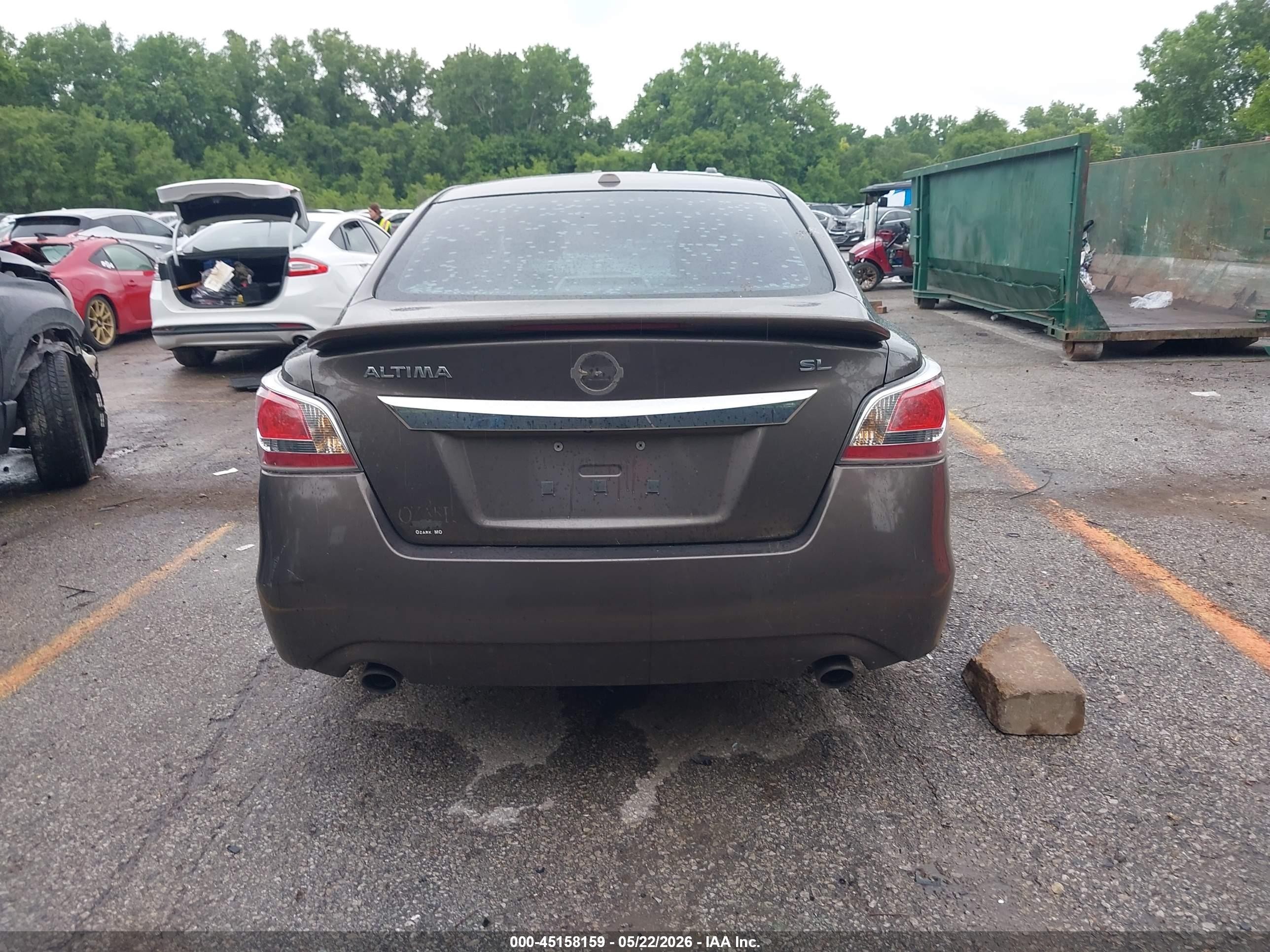 2015 Nissan Altima 2.5 Sl Brown vin: 1N4AL3AP5FN904856