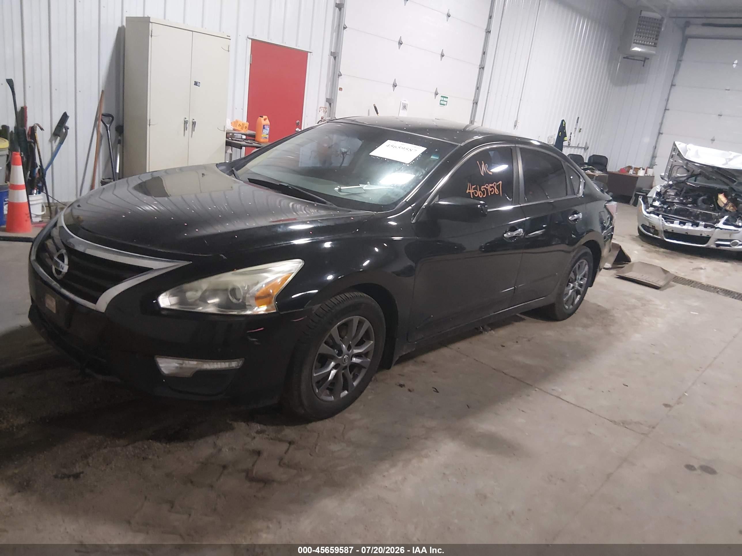 2015 Nissan Altima 2.5 S Black vin: 1N4AL3AP5FN921494