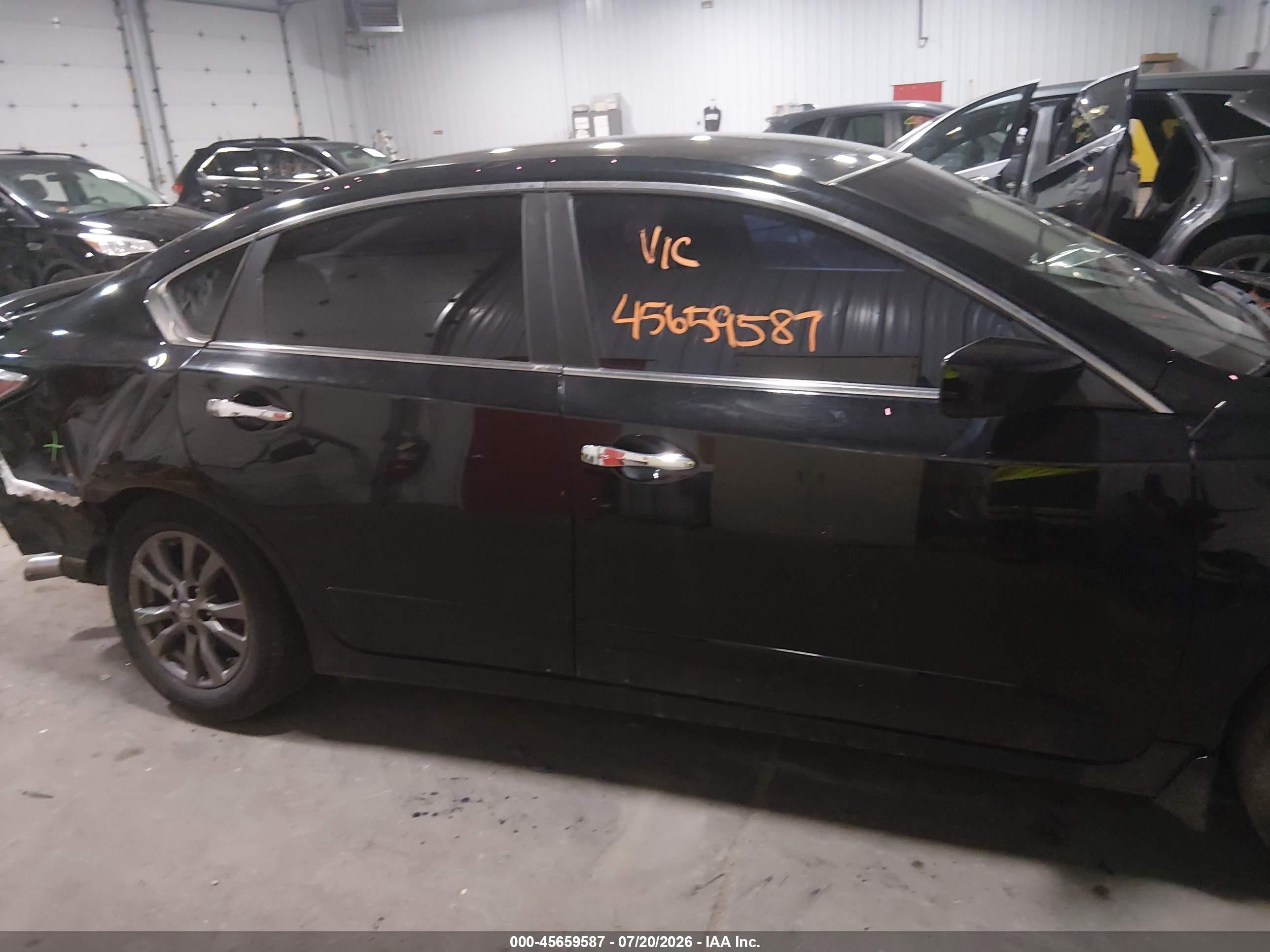 2015 Nissan Altima 2.5 S Black vin: 1N4AL3AP5FN921494