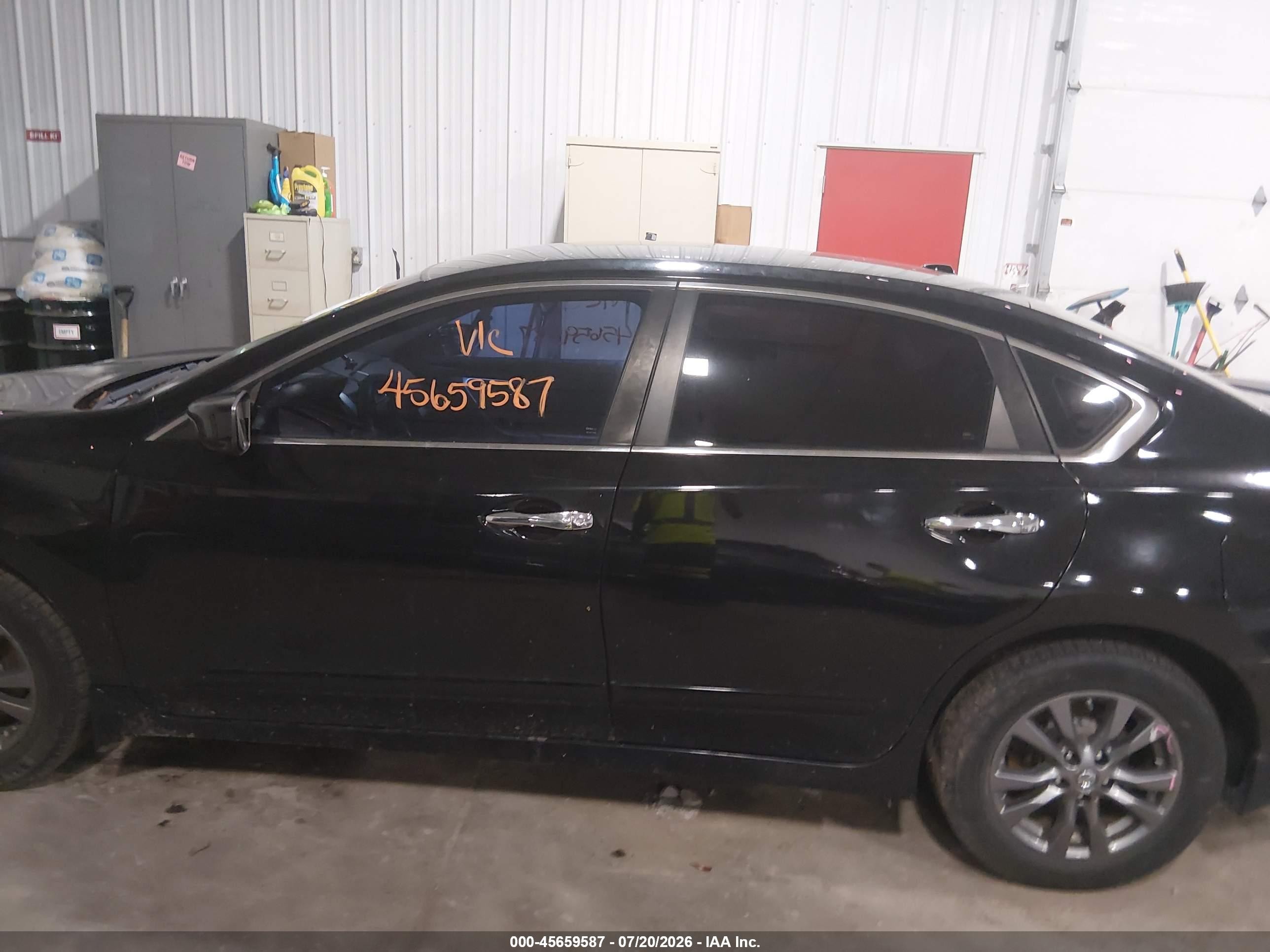 2015 Nissan Altima 2.5 S Black vin: 1N4AL3AP5FN921494