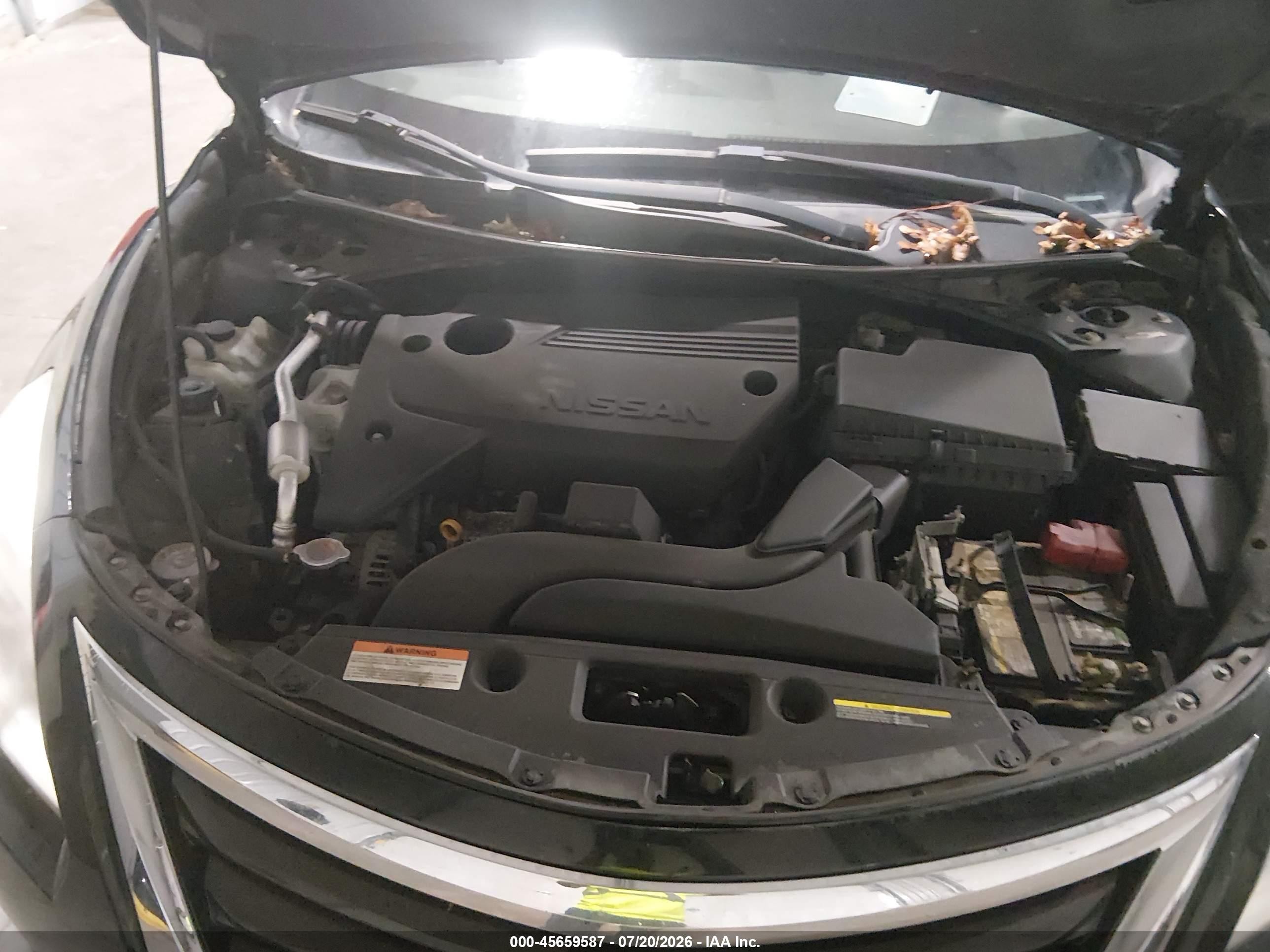 2015 Nissan Altima 2.5 S Black vin: 1N4AL3AP5FN921494
