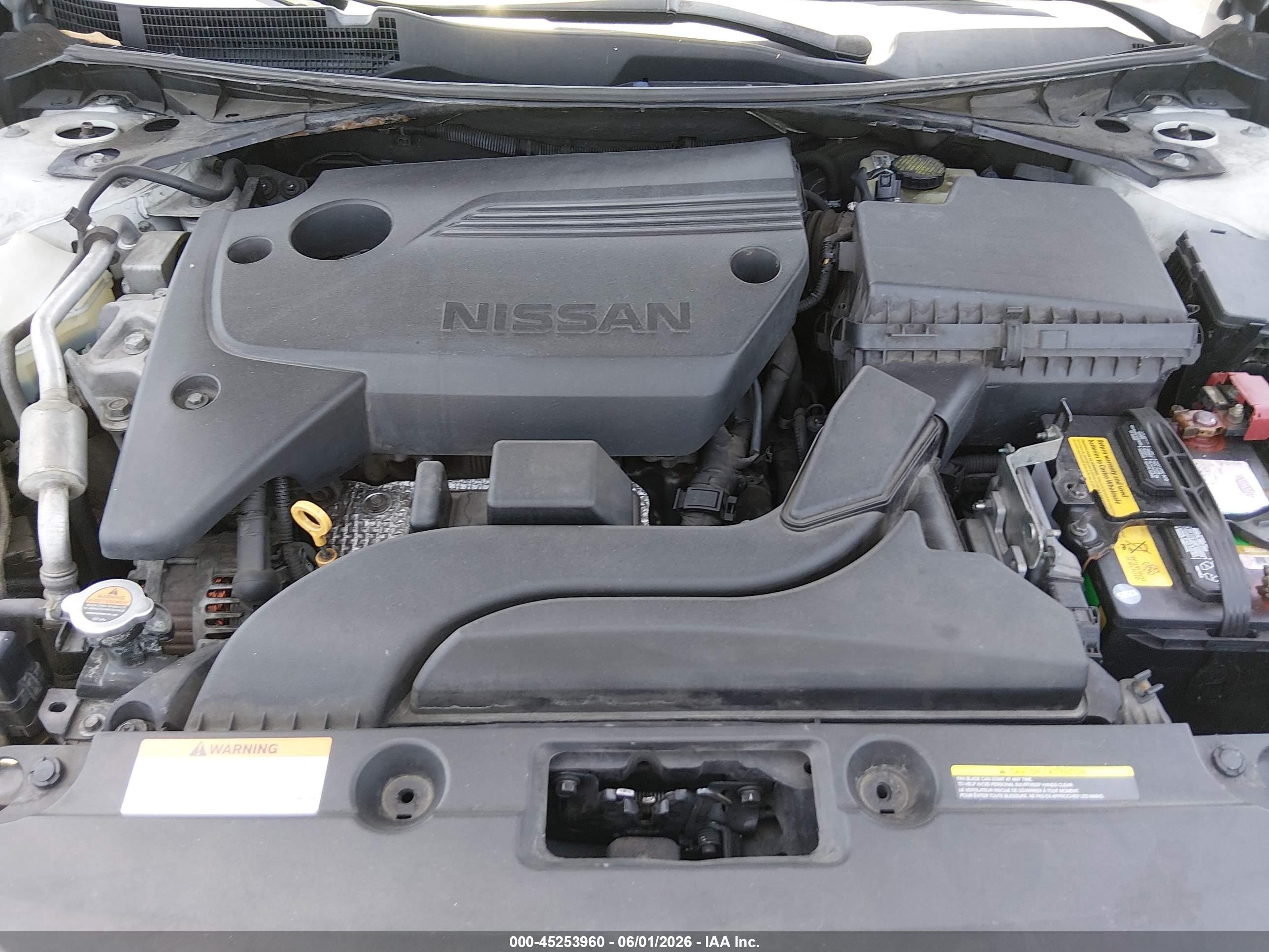 2016 Nissan Altima 2.5 Sv White vin: 1N4AL3AP5GC115099
