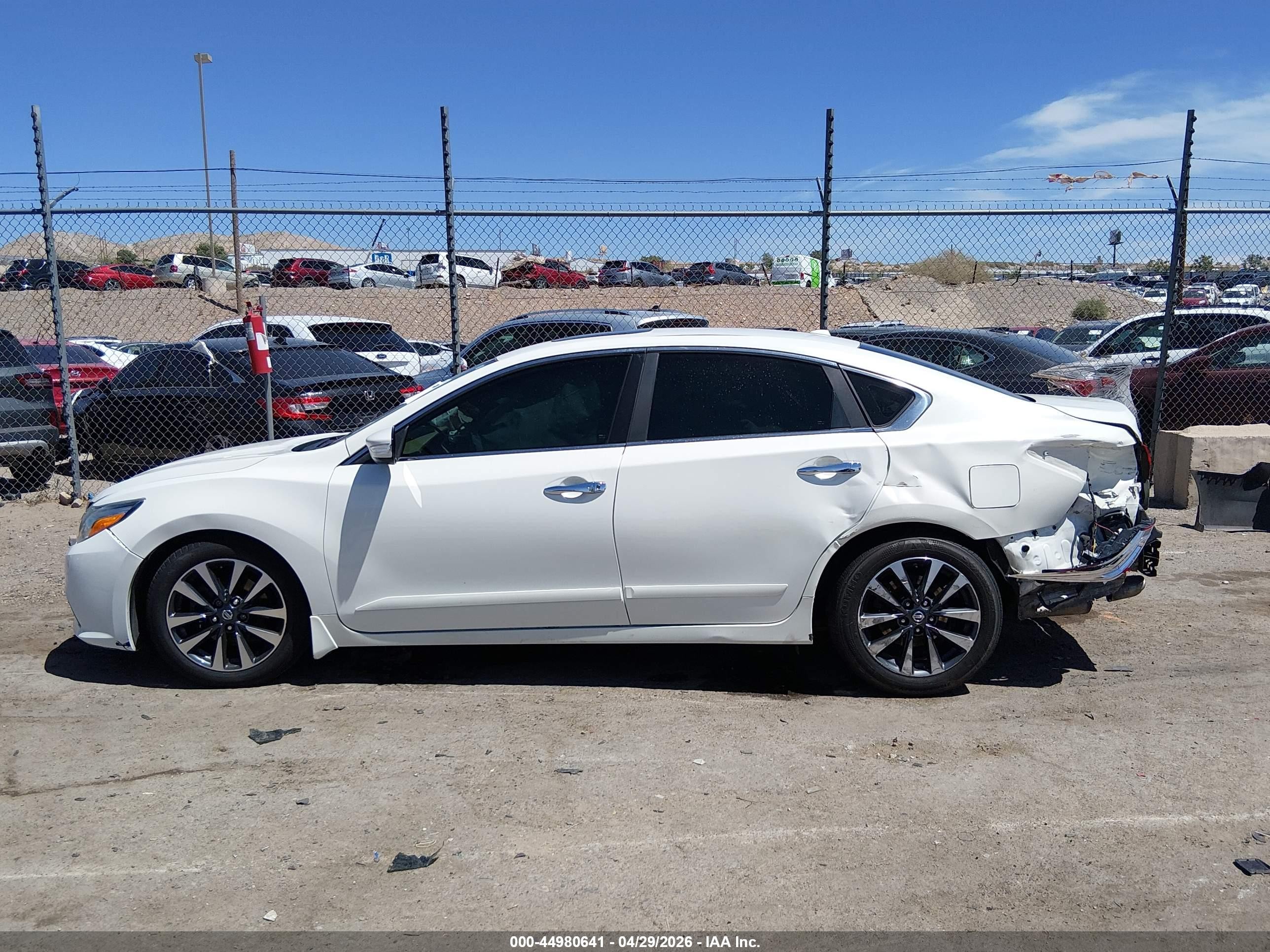 2016 Nissan Altima 2.5 Sl White vin: 1N4AL3AP5GC120917