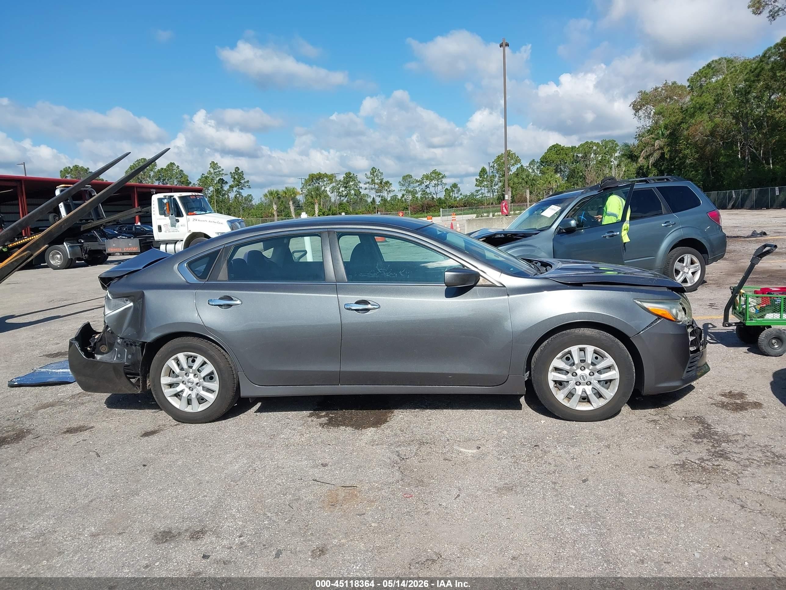 2017 Nissan Altima 2.5 S Серый vin: 1N4AL3AP5HC151280