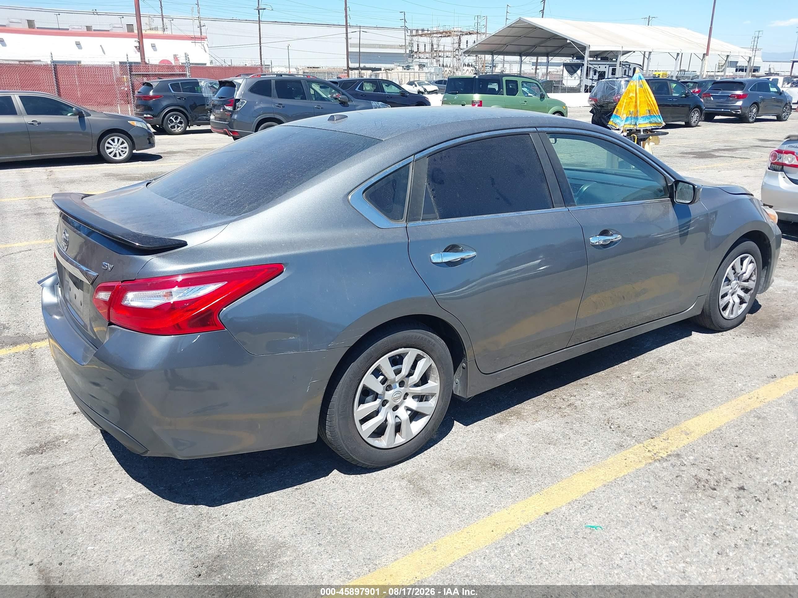 2017 Nissan Altima 2.5 Sv Gray vin: 1N4AL3AP5HC191021