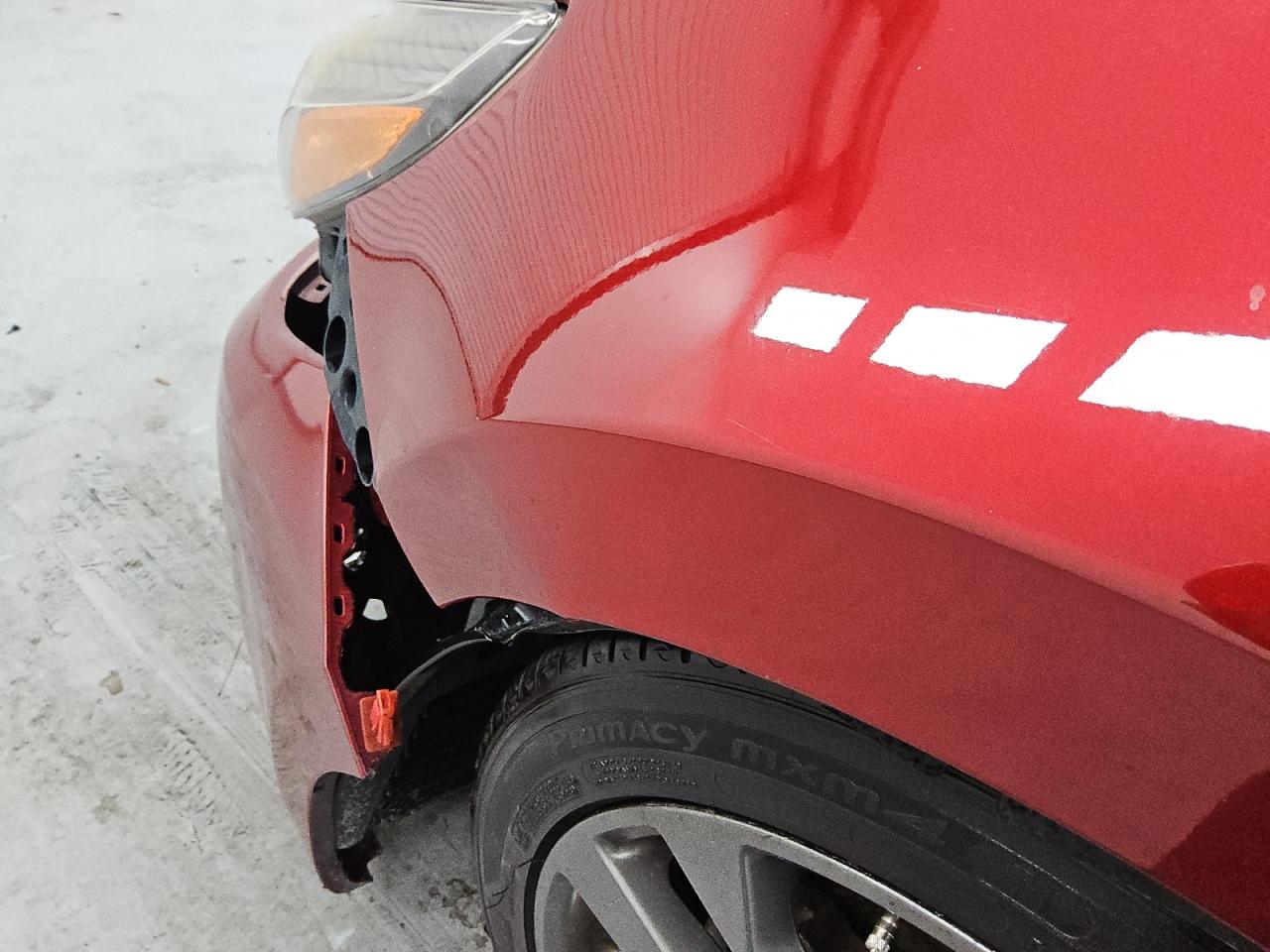 2018 Nissan Altima 2.5 Sr Red vin: 1N4AL3AP5JC197259 Damage: Left Front Fender, Broken, Replacement Required