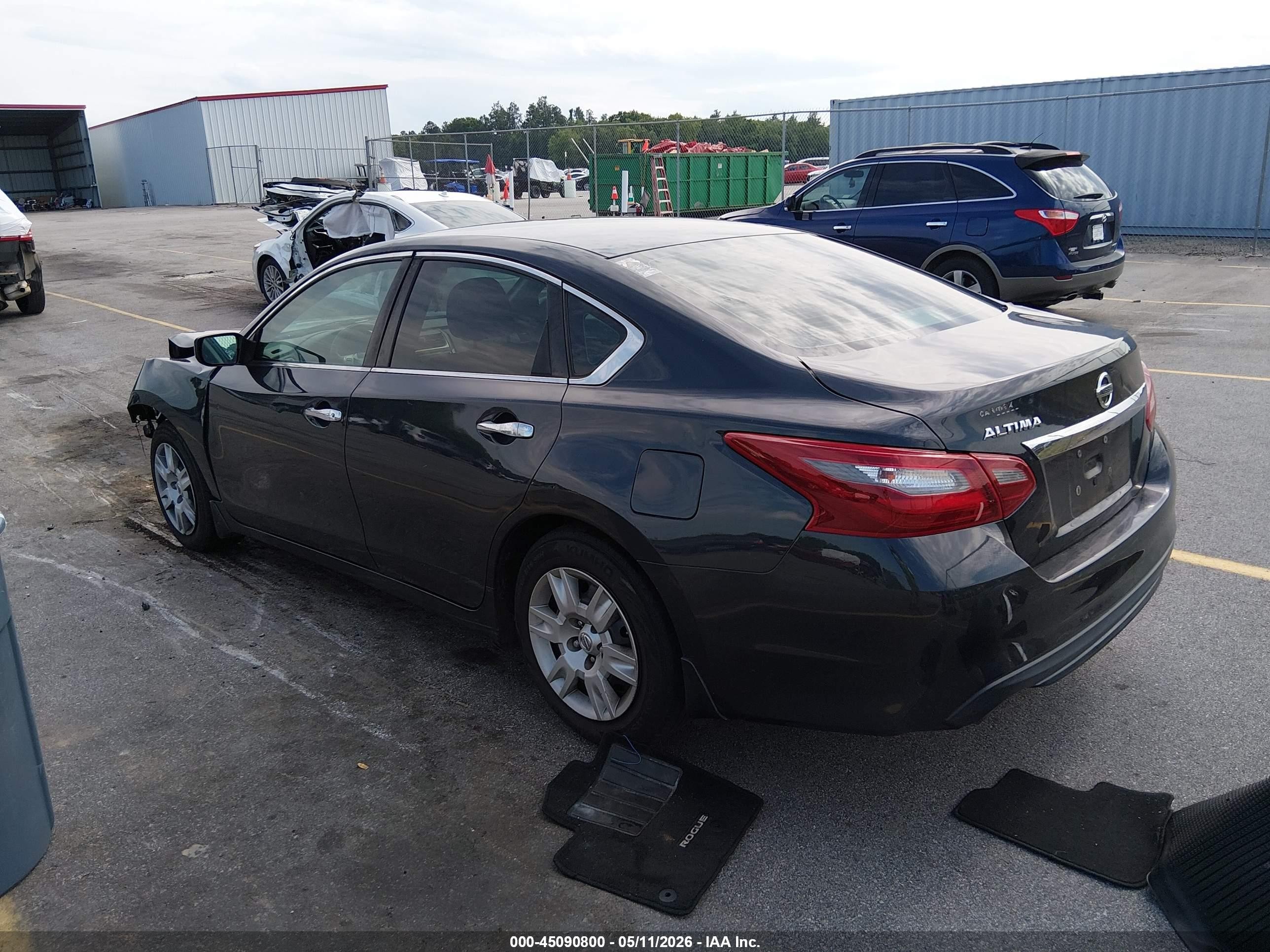 2018 Nissan Altima 2.5 S Black vin: 1N4AL3AP5JC198475