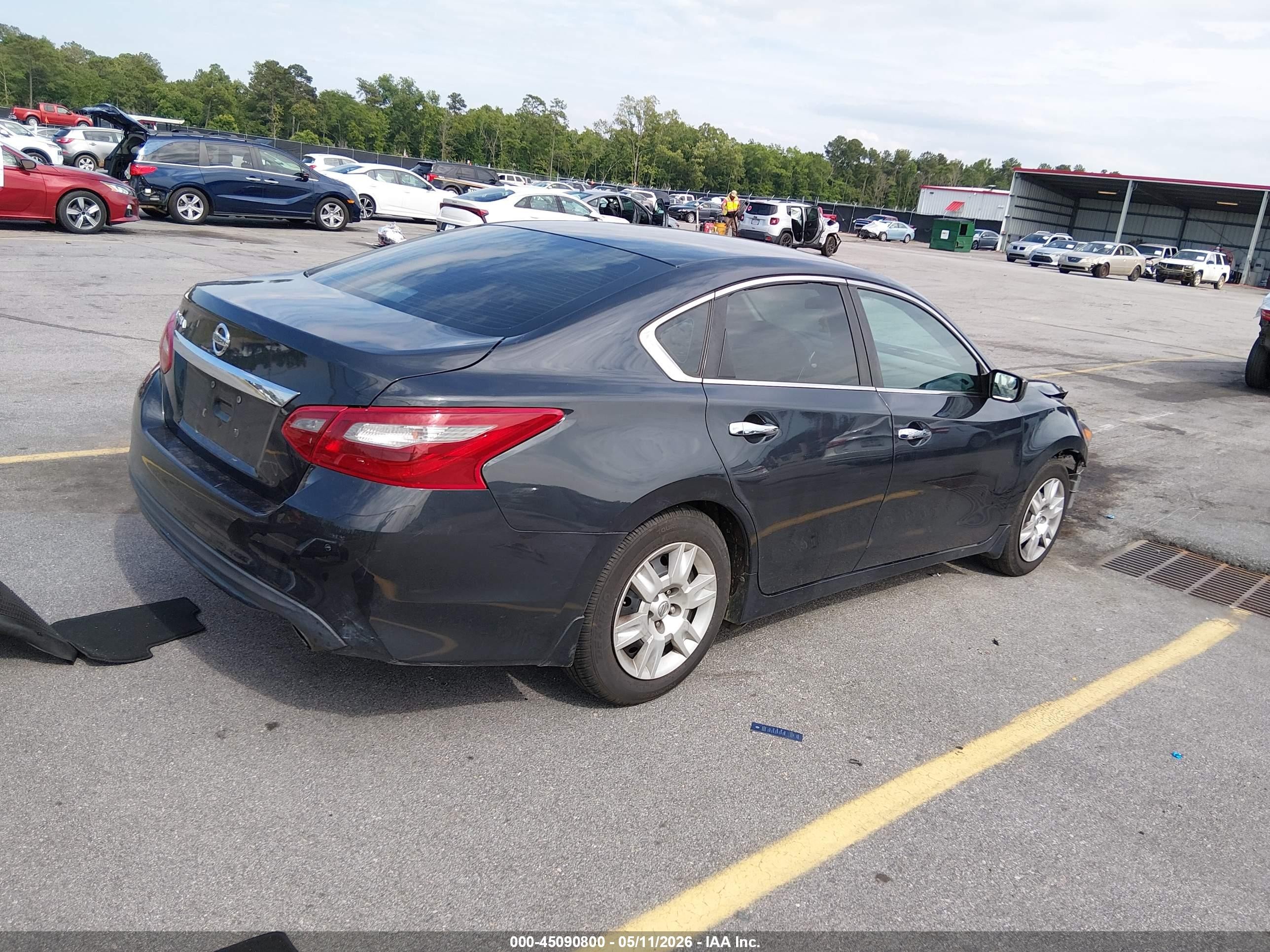 2018 Nissan Altima 2.5 S Black vin: 1N4AL3AP5JC198475