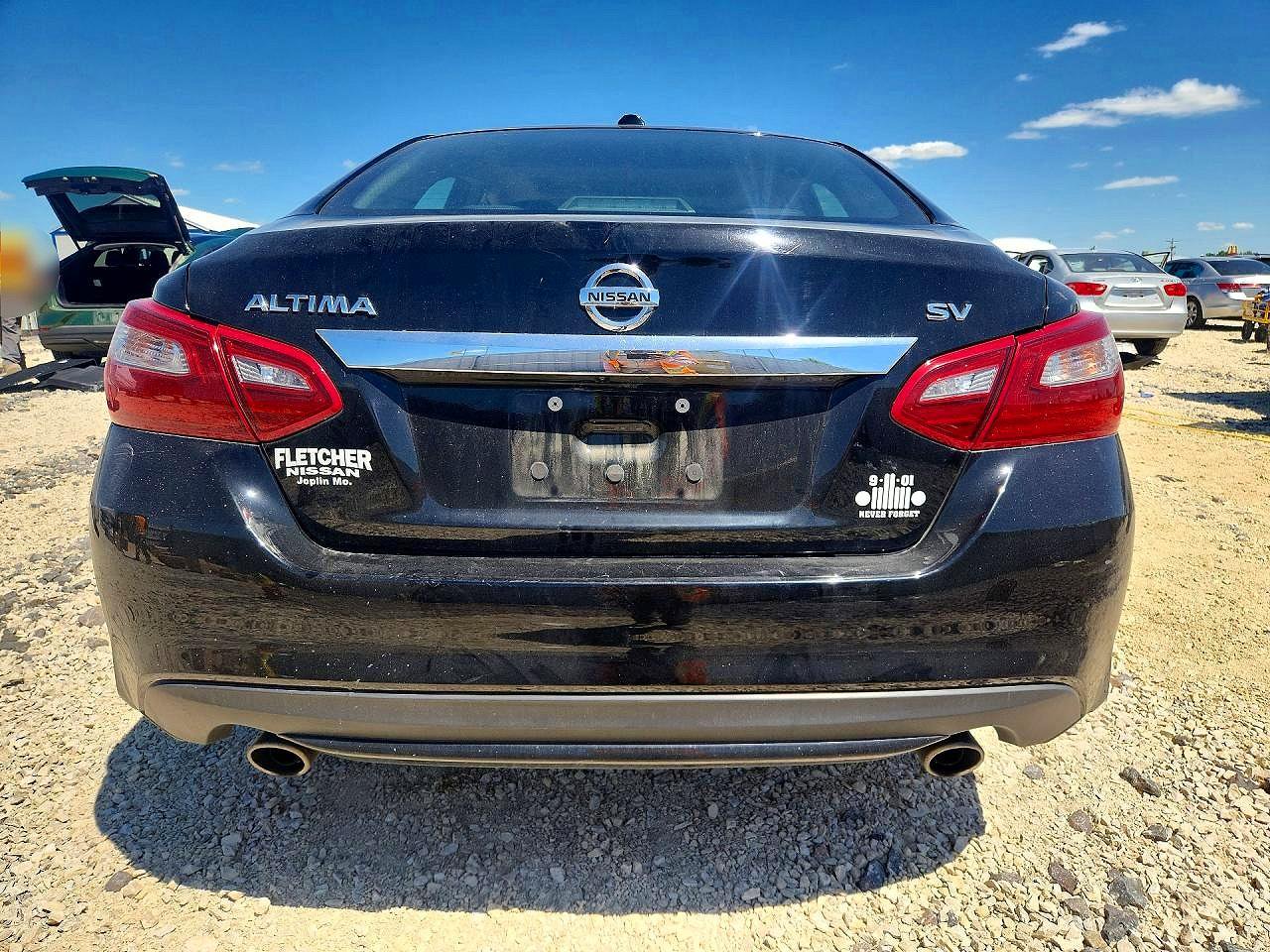 2018 Nissan Altima 2.5 Sv Black vin: 1N4AL3AP5JC230485