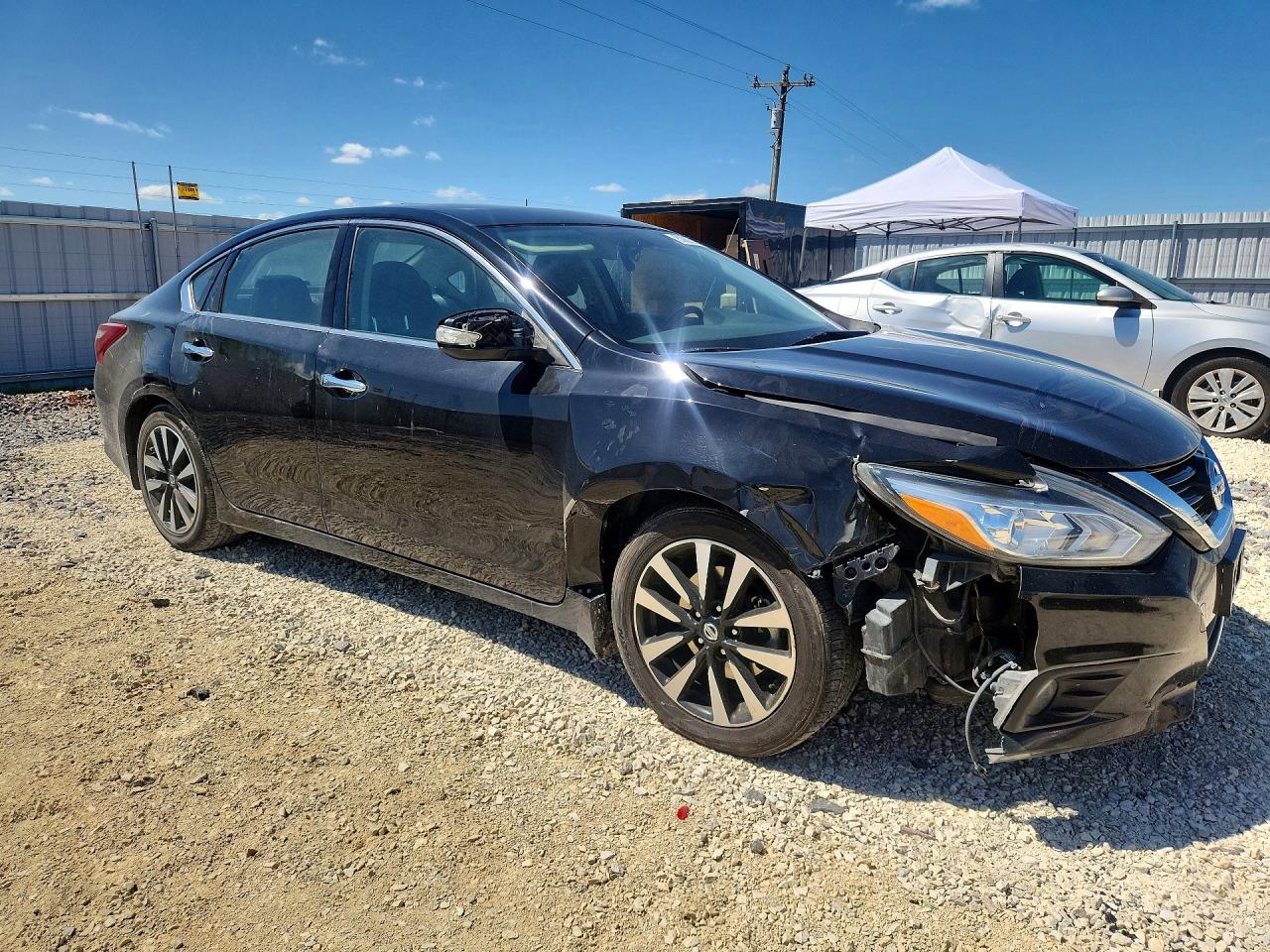 2018 Nissan Altima 2.5 Sv Black vin: 1N4AL3AP5JC230485