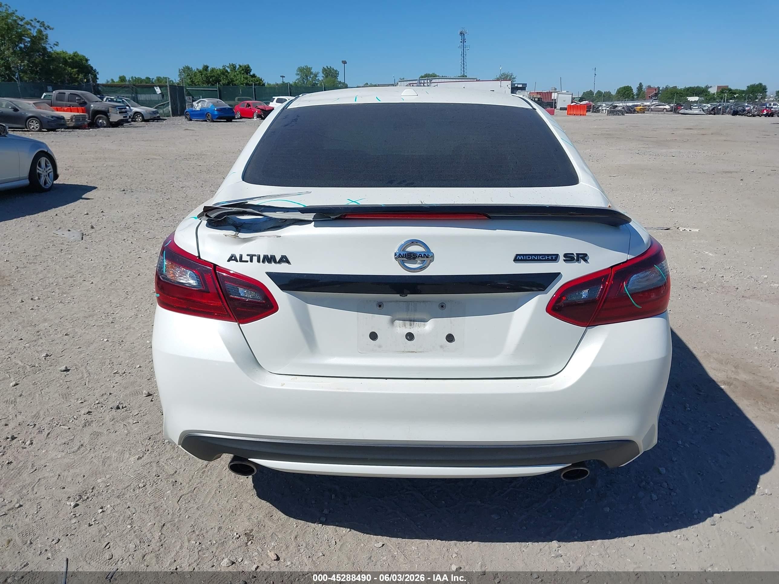 2018 Nissan Altima 2.5 Sr White vin: 1N4AL3AP5JC298317