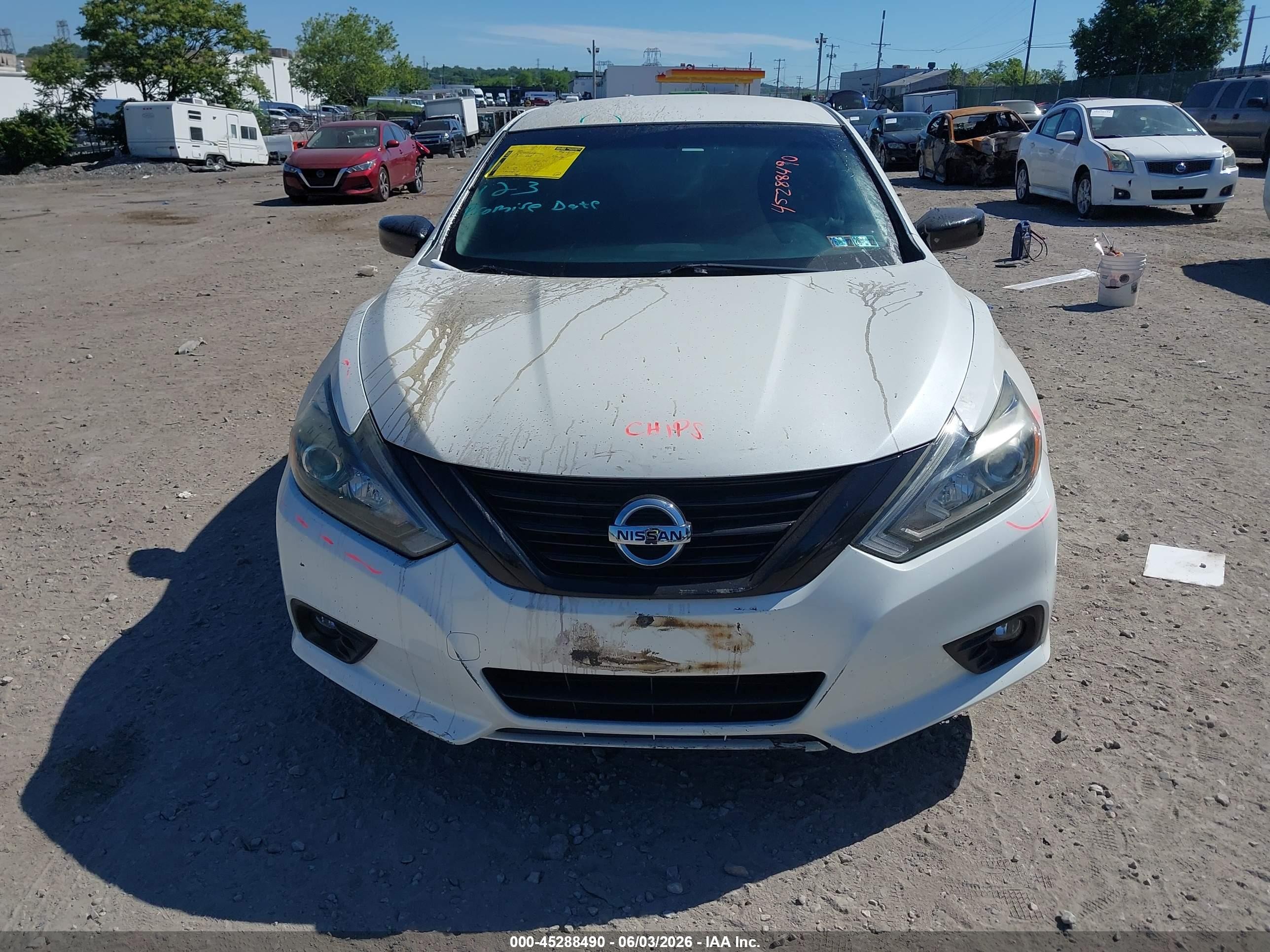 2018 Nissan Altima 2.5 Sr White vin: 1N4AL3AP5JC298317
