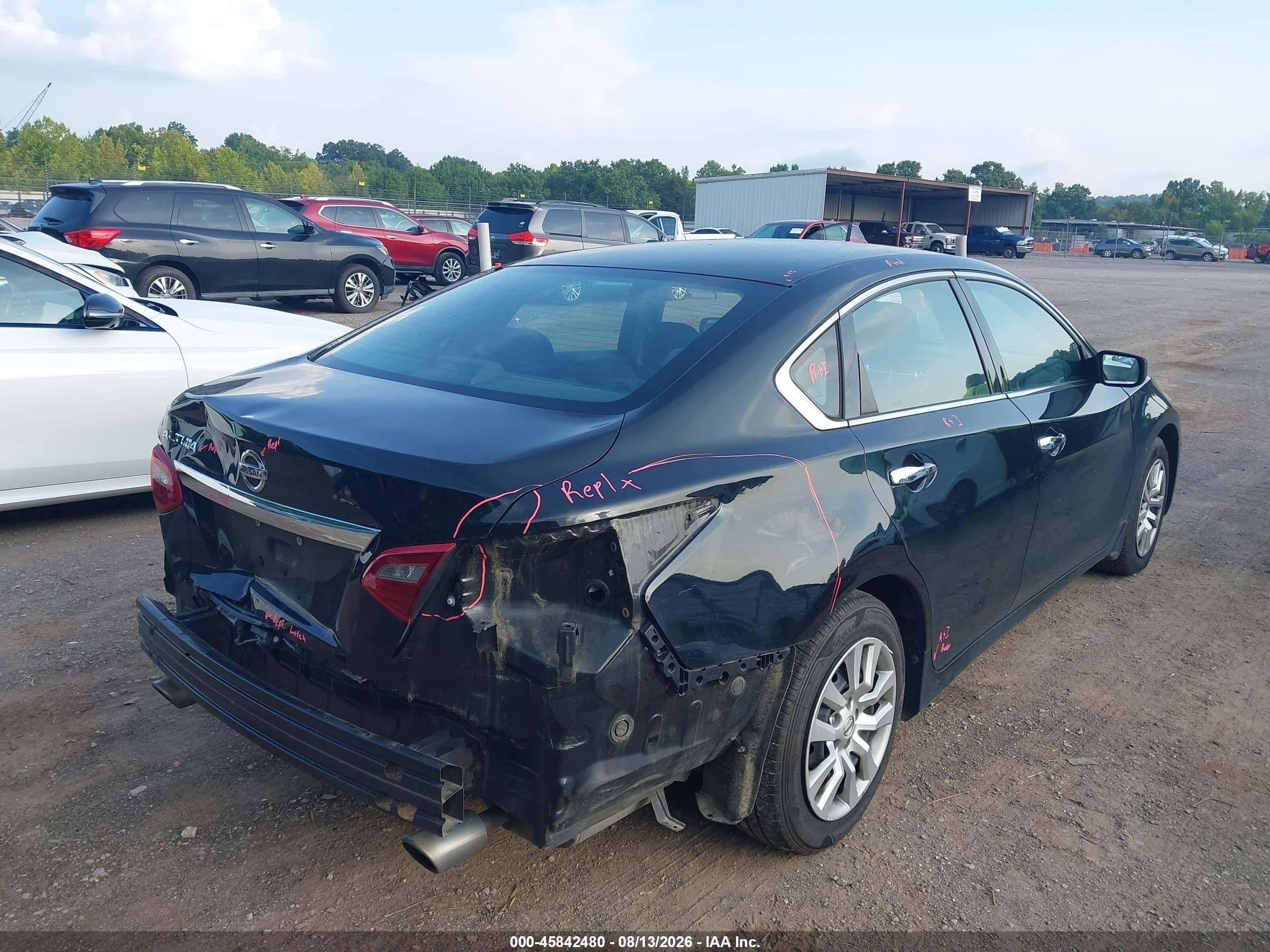 2018 Nissan Altima 2.5 S Черный vin: 1N4AL3AP5JC475836