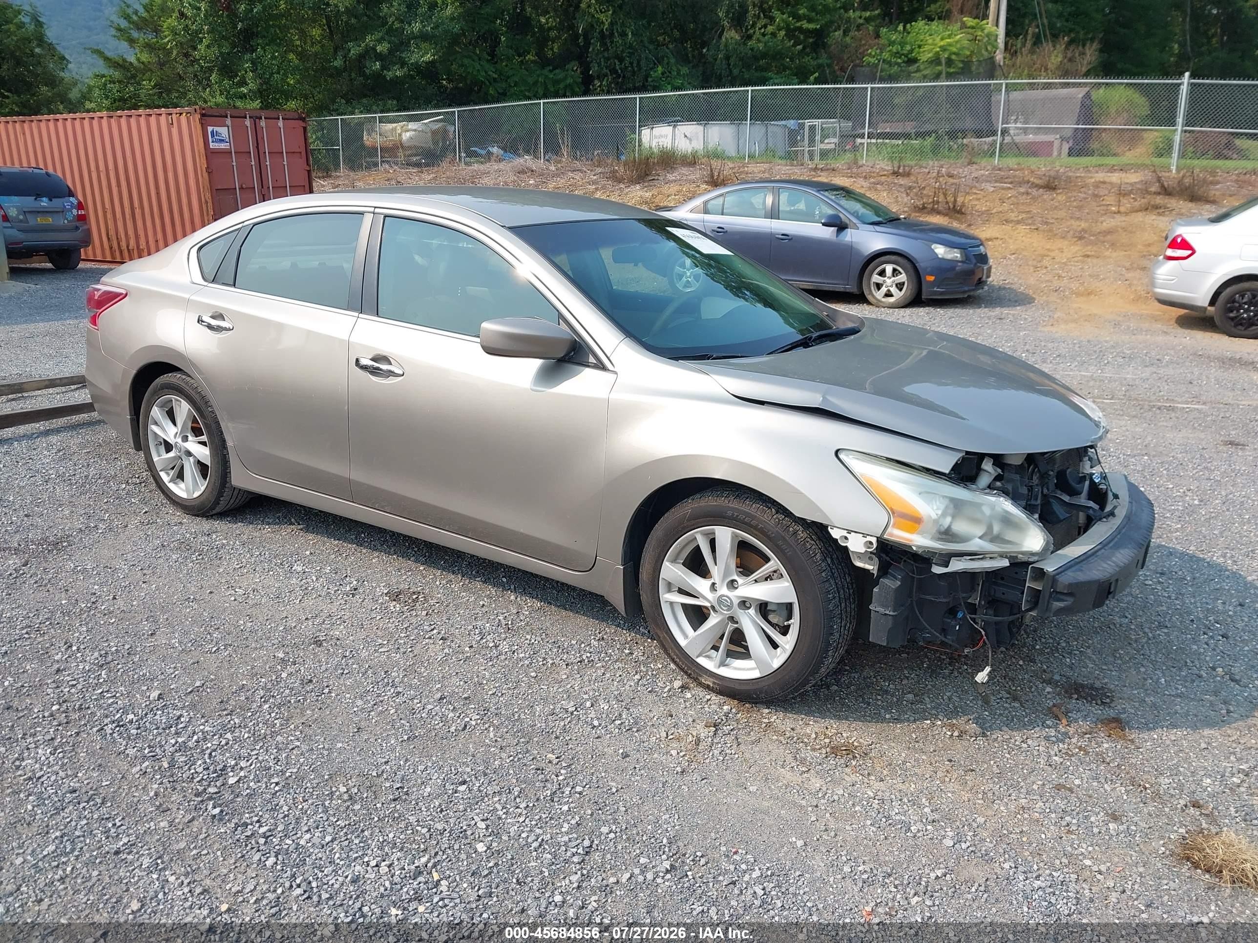 2013 Nissan Altima 2.5 Sv Gold vin: 1N4AL3AP6DC101417