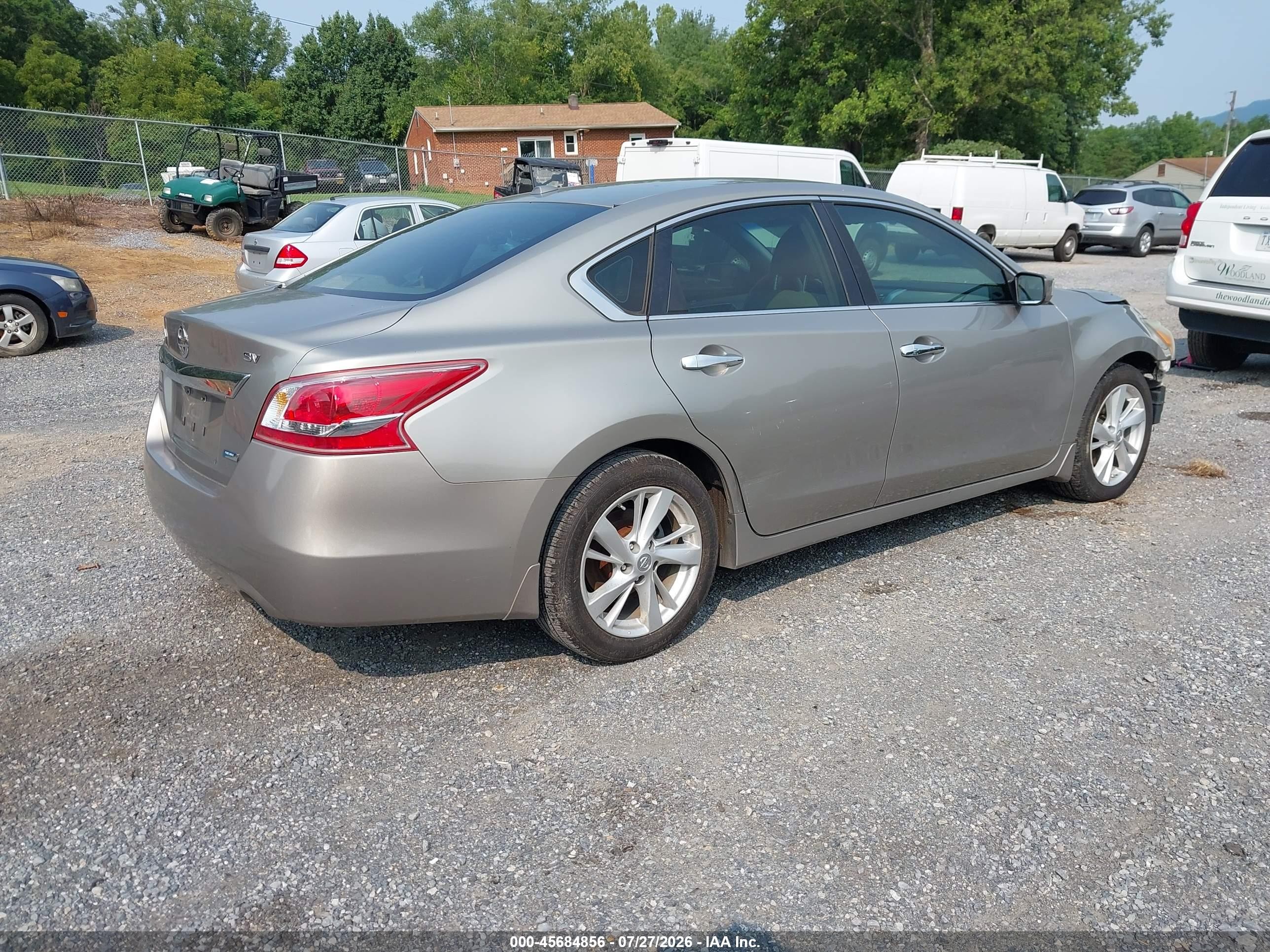 2013 Nissan Altima 2.5 Sv Gold vin: 1N4AL3AP6DC101417