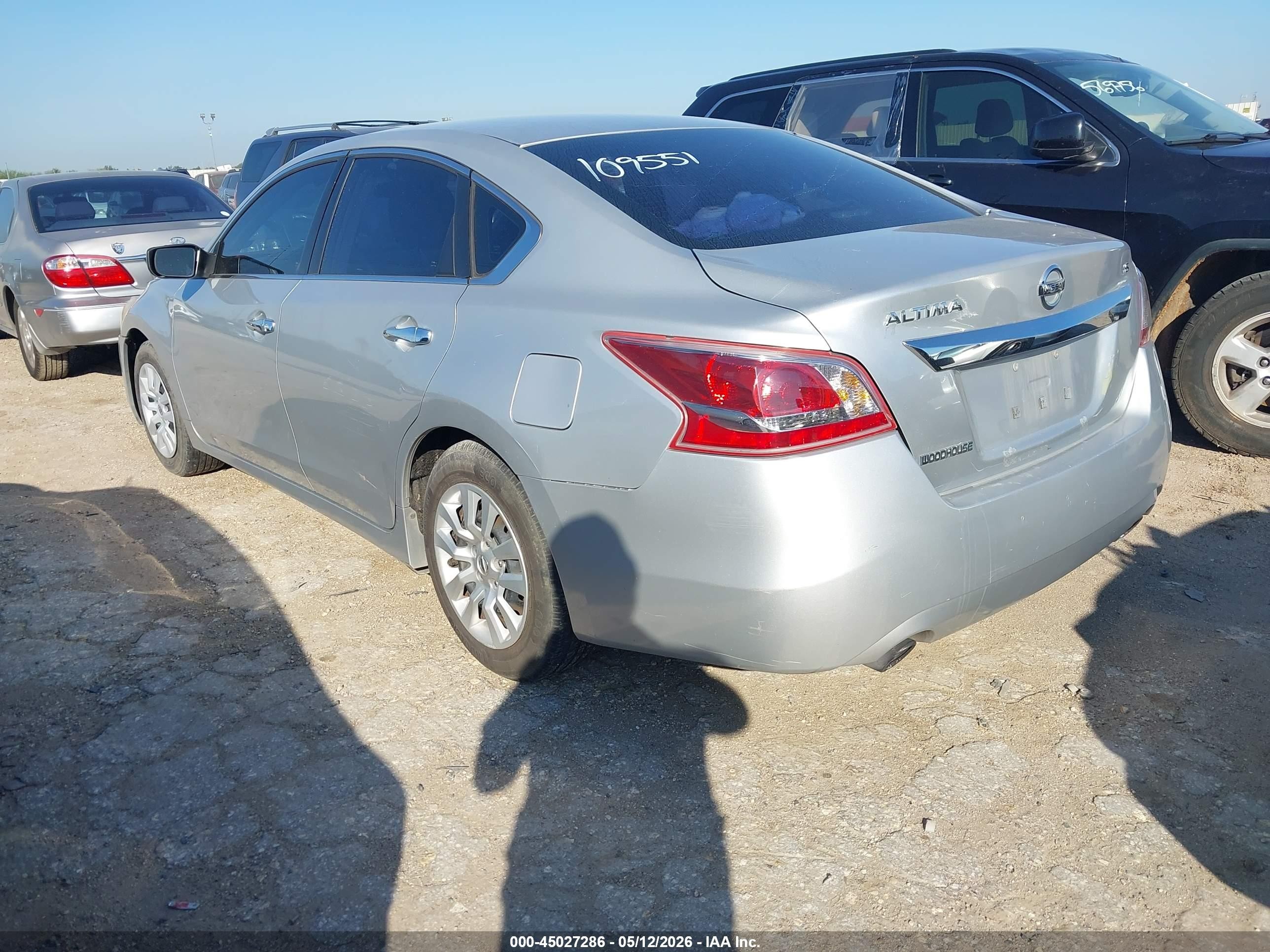 2013 Nissan Altima 2.5 S Silver vin: 1N4AL3AP6DC109551