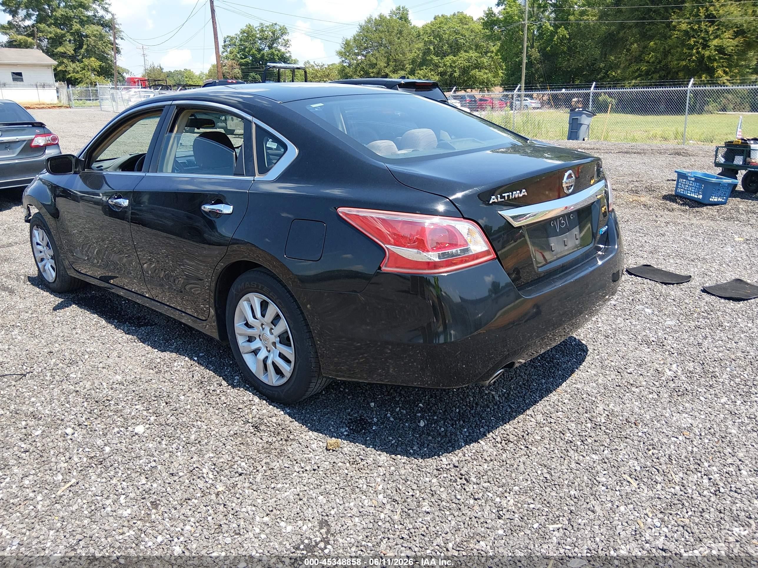 2013 Nissan Altima 2.5 S Black vin: 1N4AL3AP6DC134157