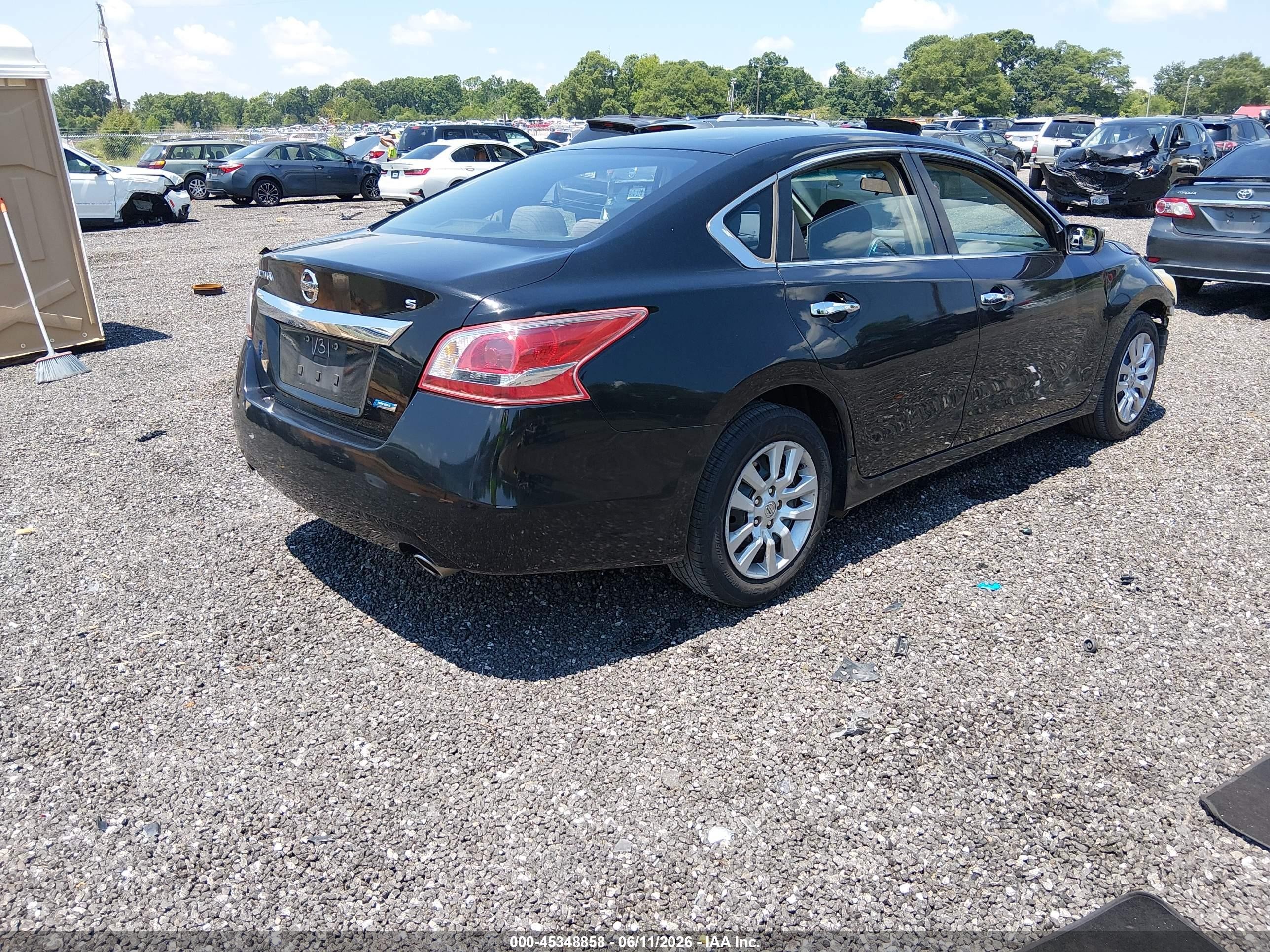 2013 Nissan Altima 2.5 S Black vin: 1N4AL3AP6DC134157