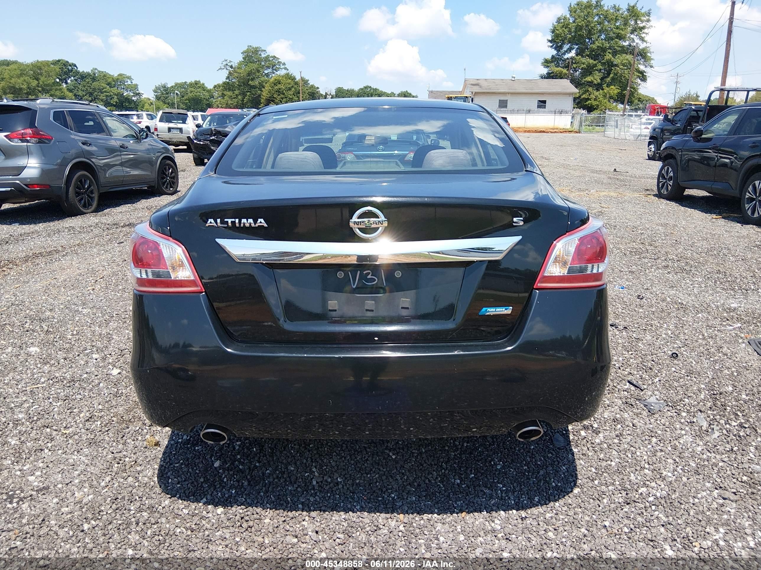 2013 Nissan Altima 2.5 S Black vin: 1N4AL3AP6DC134157