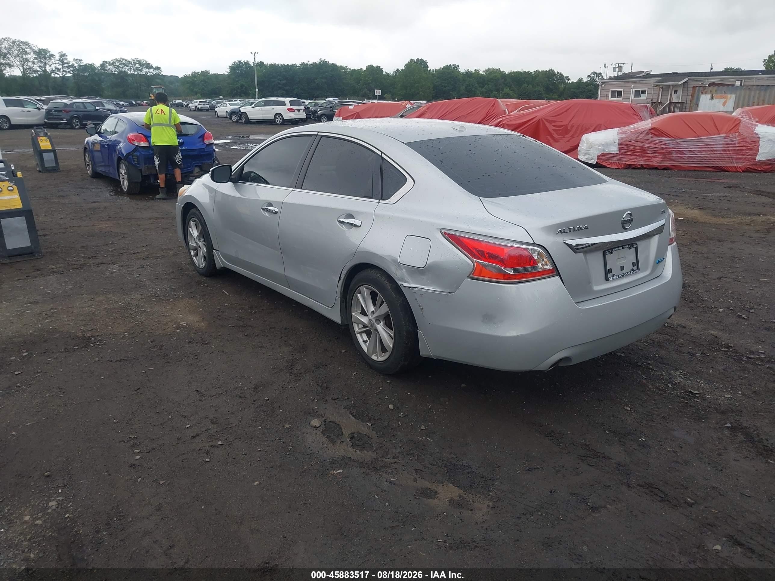 2013 Nissan Altima 2.5 Sl Silver vin: 1N4AL3AP6DC141741