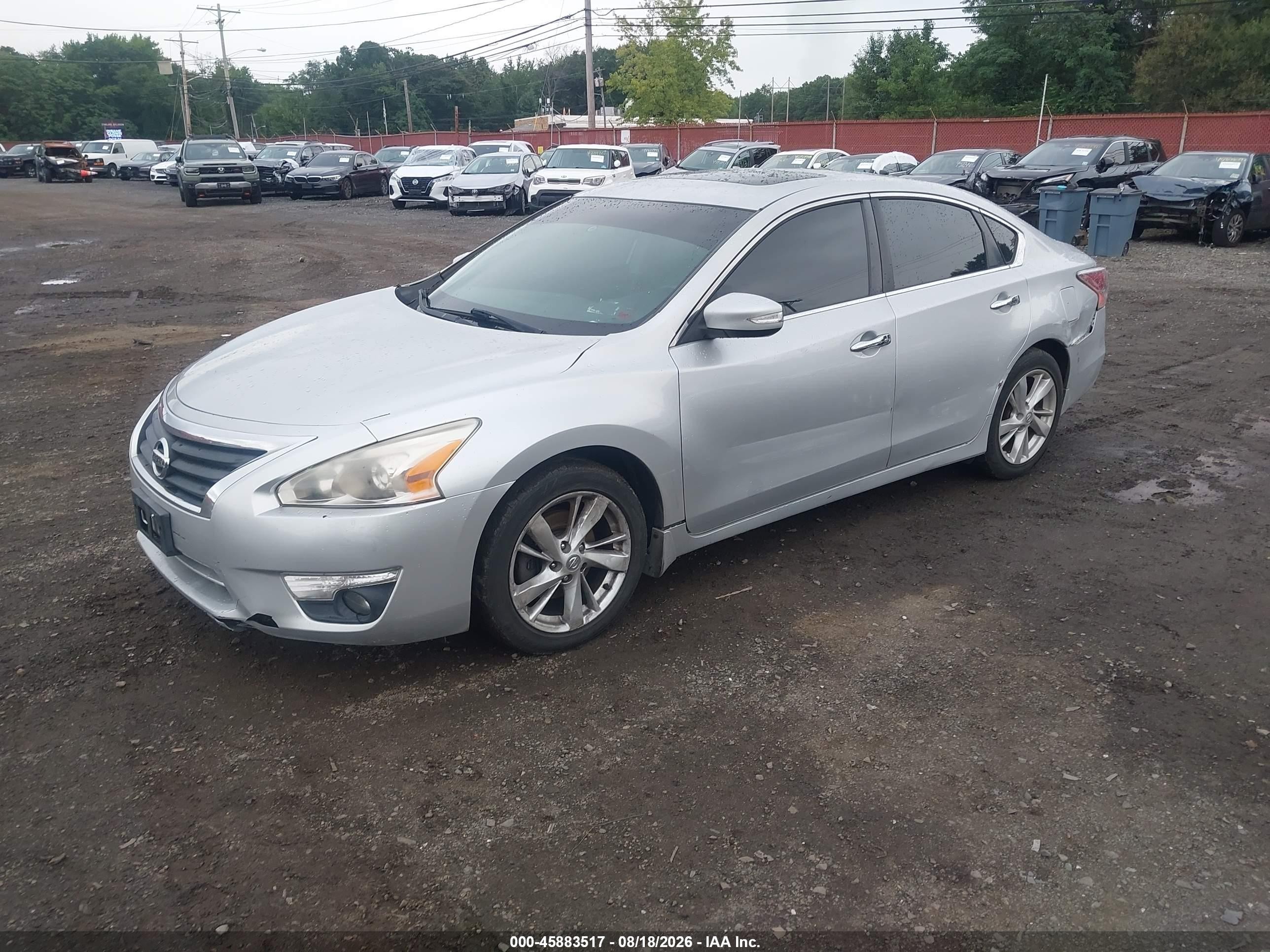 2013 Nissan Altima 2.5 Sl Silver vin: 1N4AL3AP6DC141741