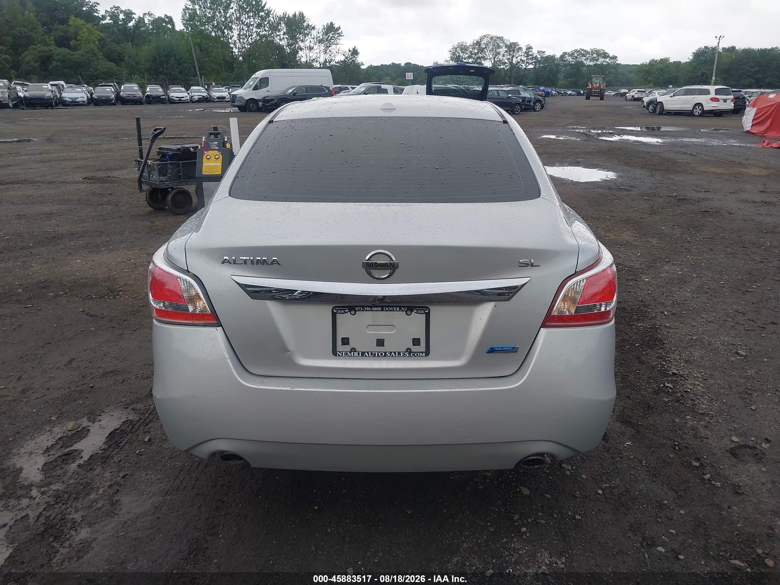 2013 Nissan Altima 2.5 Sl Silver vin: 1N4AL3AP6DC141741