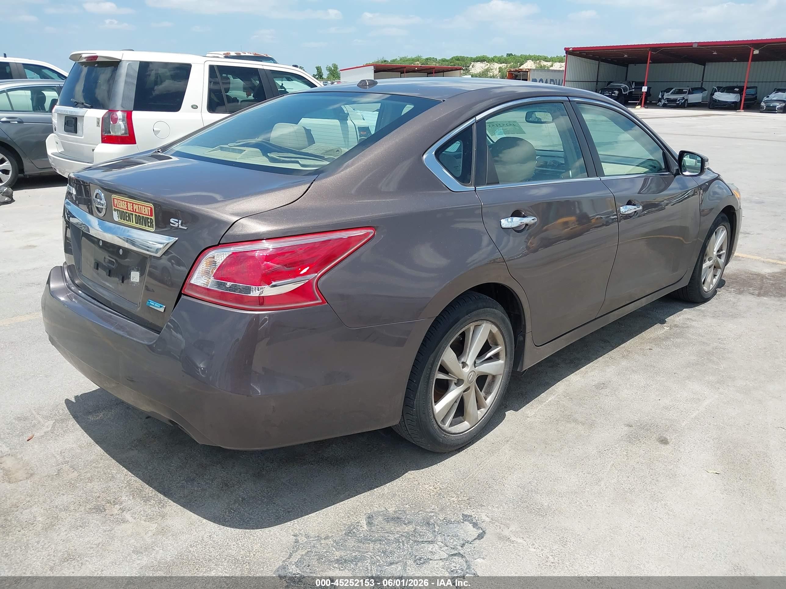 2013 Nissan Altima 2.5 Sl Brown vin: 1N4AL3AP6DC162122