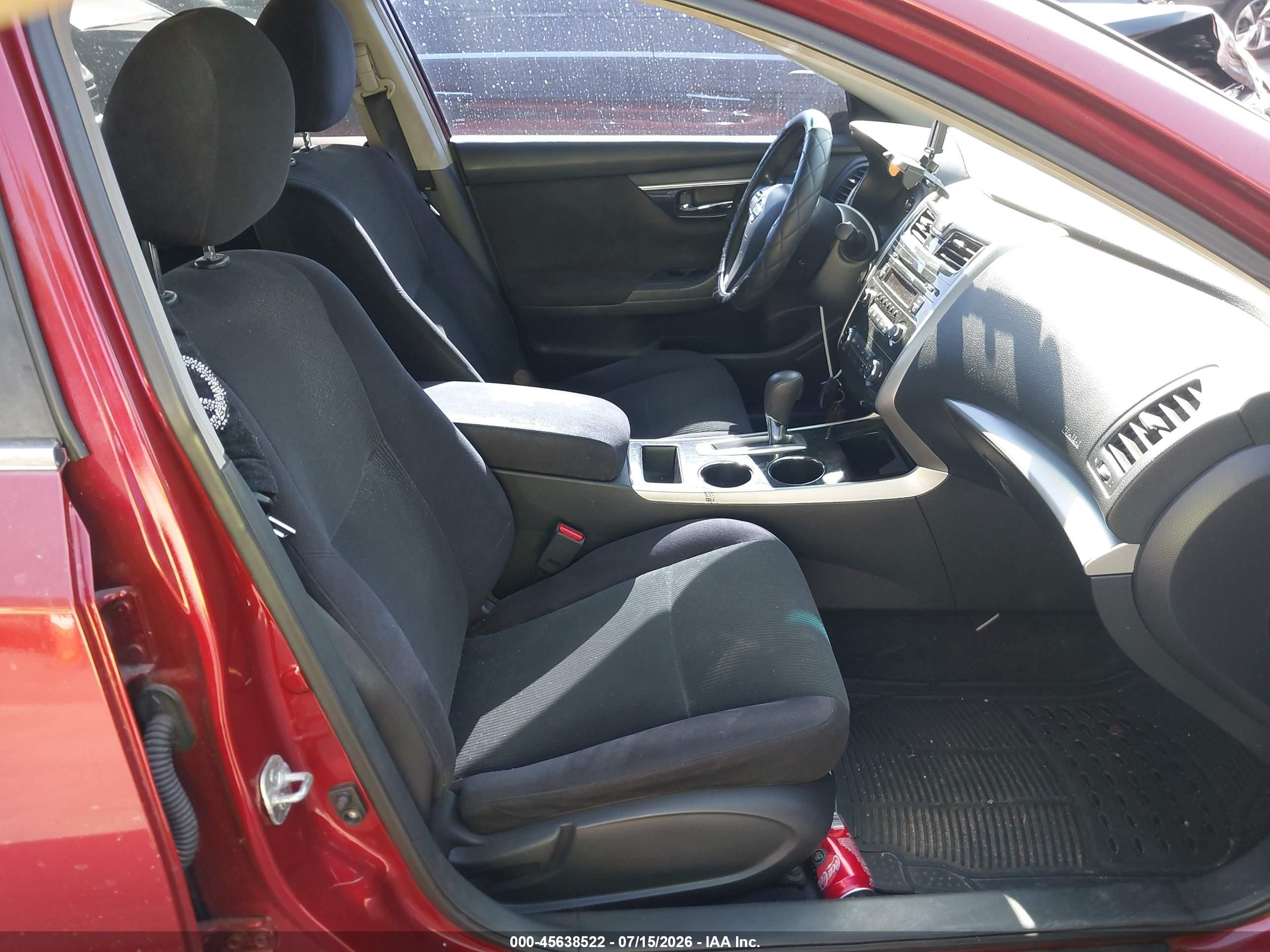 2013 Nissan Altima 2.5 S Red vin: 1N4AL3AP6DC224280