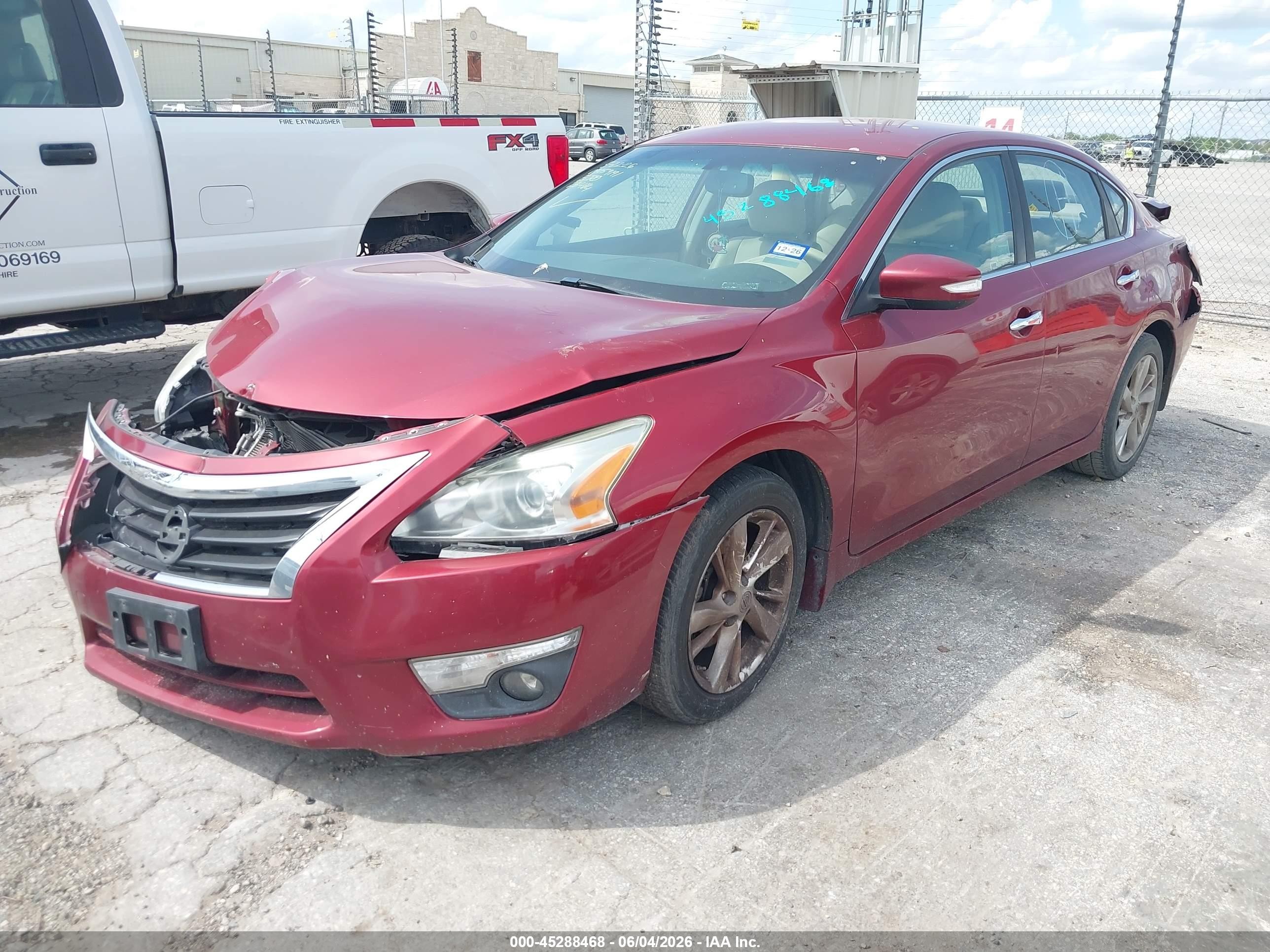 2013 Nissan Altima 2.5 Sl Red vin: 1N4AL3AP6DC234114