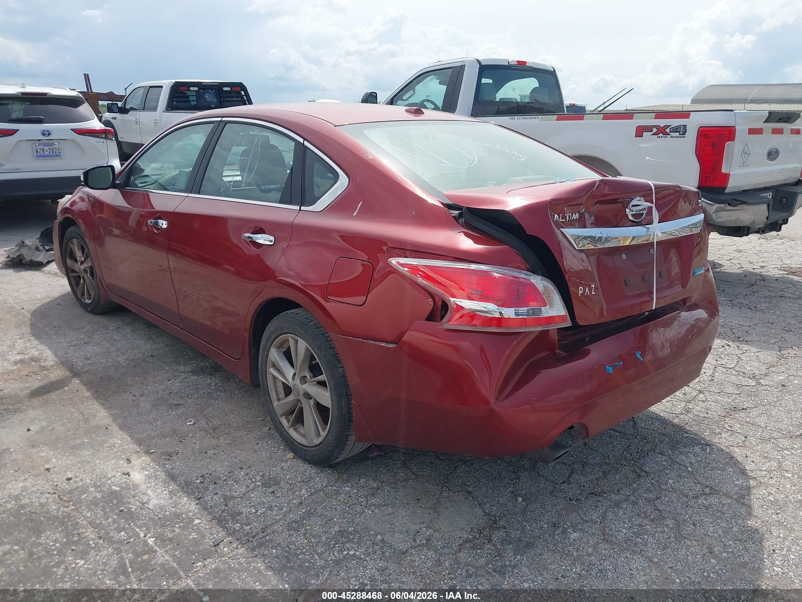 2013 Nissan Altima 2.5 Sl Red vin: 1N4AL3AP6DC234114