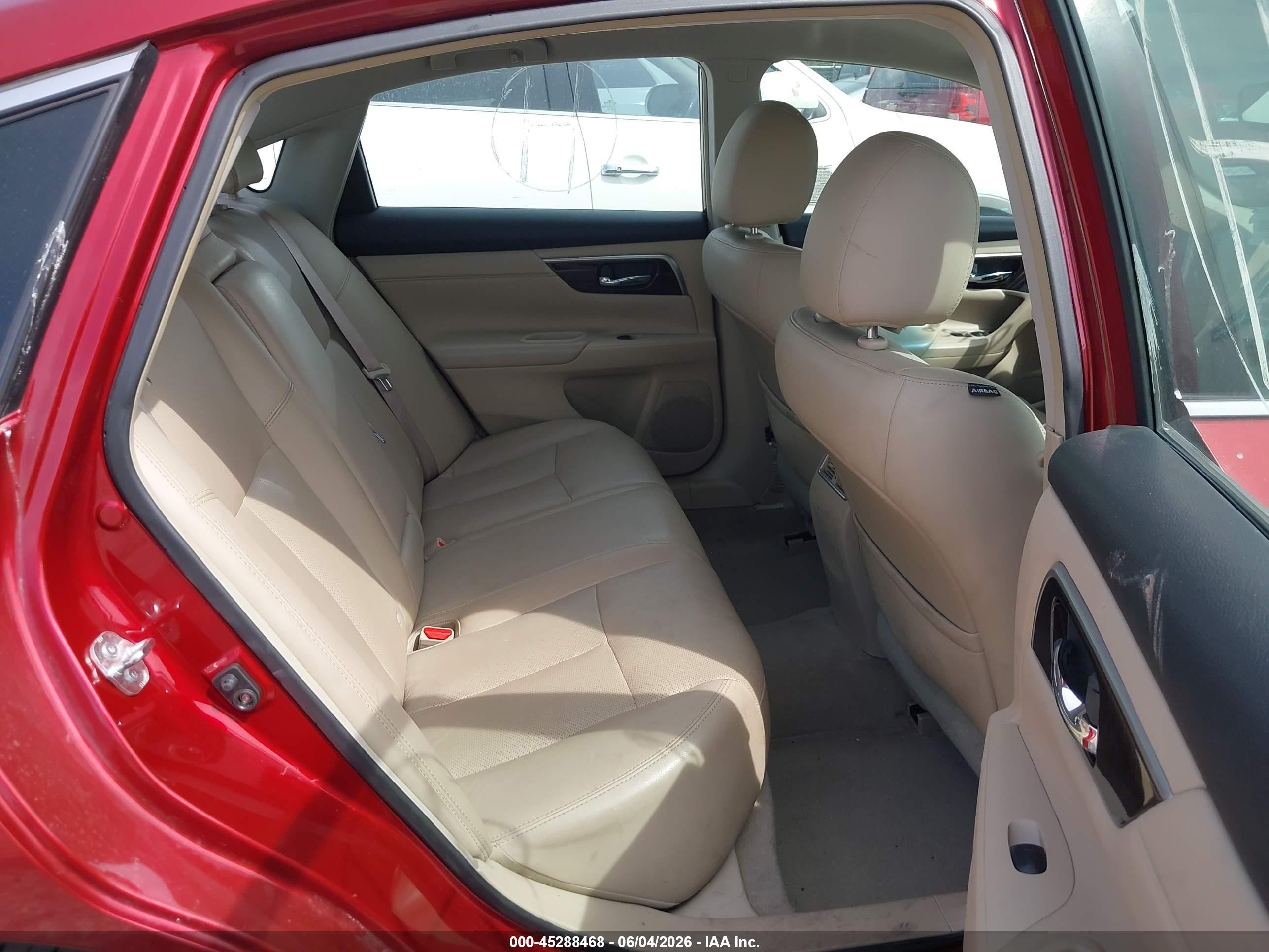 2013 Nissan Altima 2.5 Sl Red vin: 1N4AL3AP6DC234114