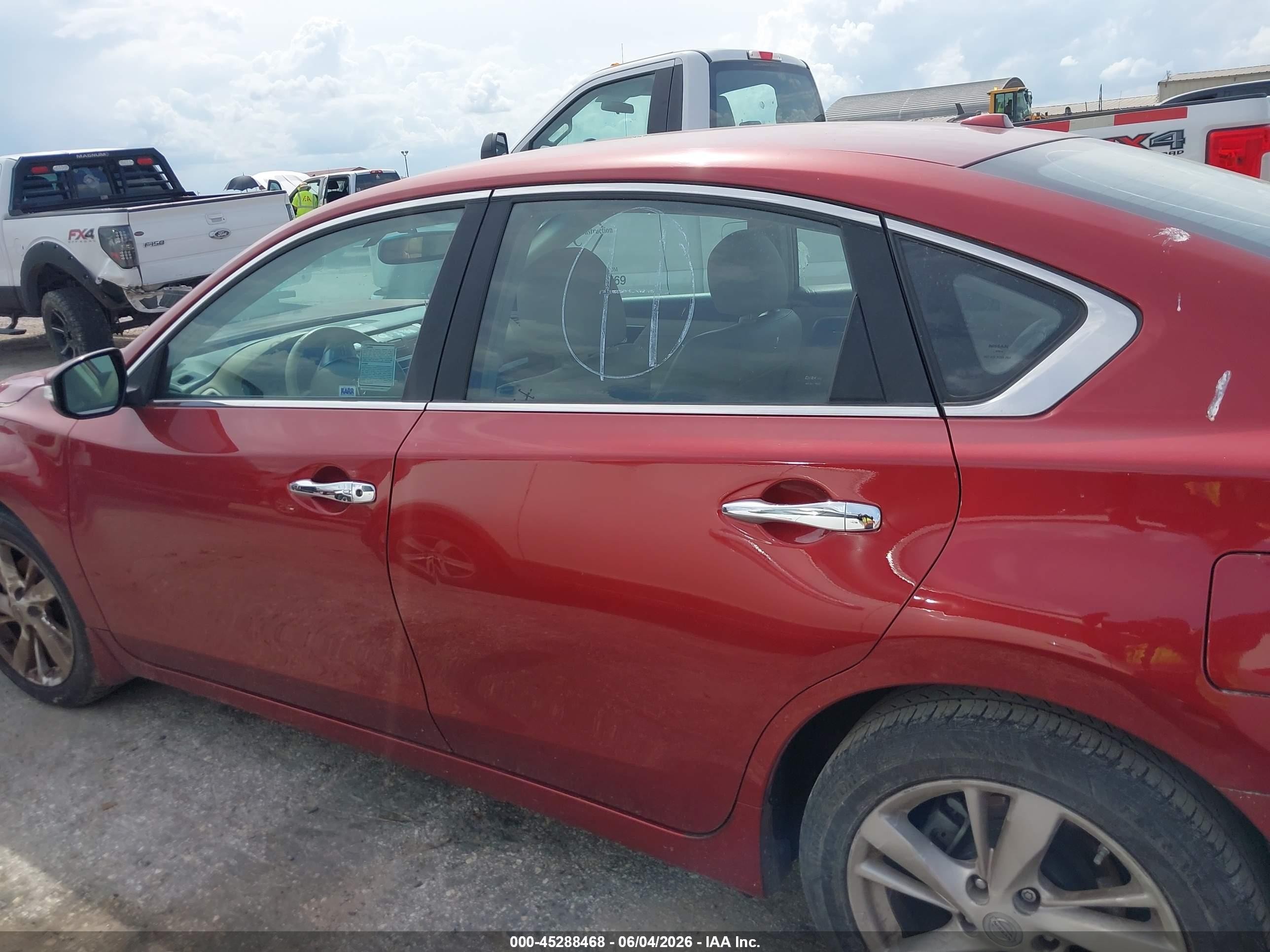 2013 Nissan Altima 2.5 Sl Red vin: 1N4AL3AP6DC234114
