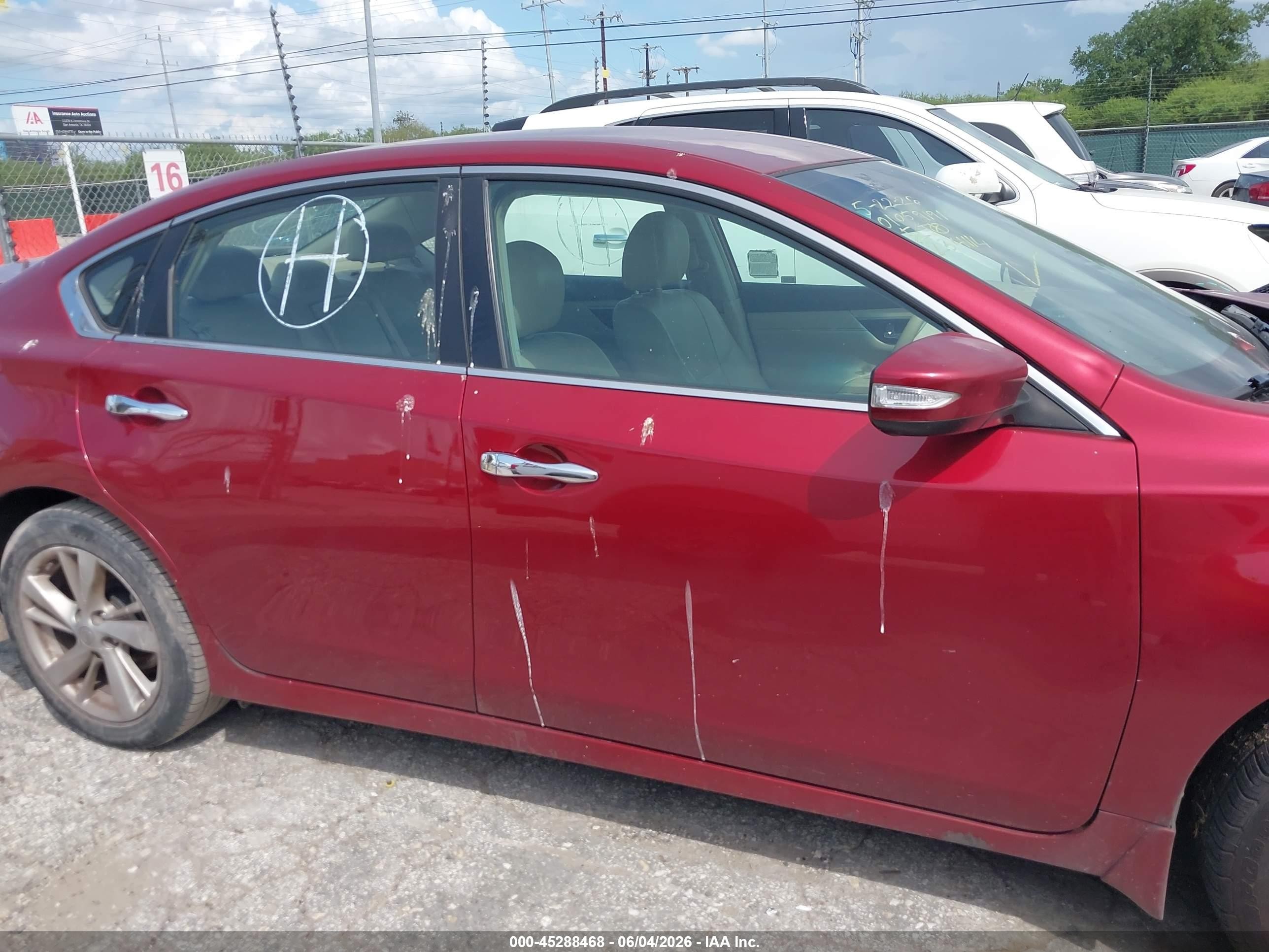2013 Nissan Altima 2.5 Sl Red vin: 1N4AL3AP6DC234114