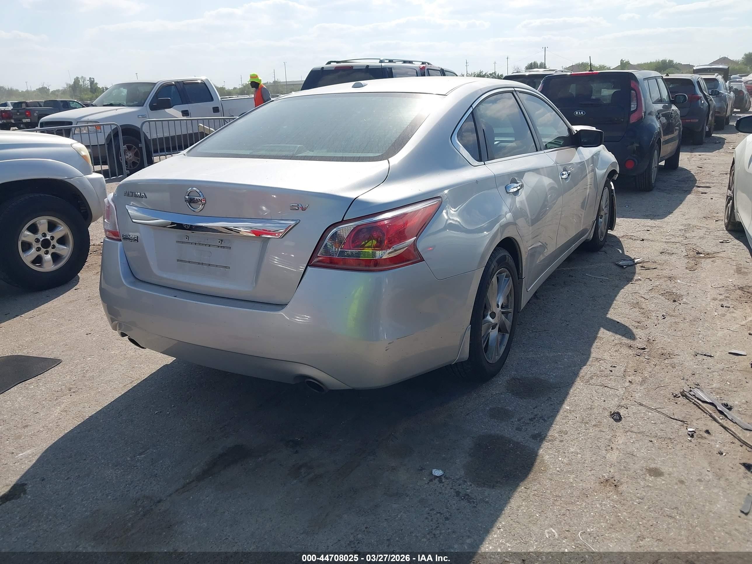2013 Nissan Altima 2.5 Sv Silver vin: 1N4AL3AP6DC238888