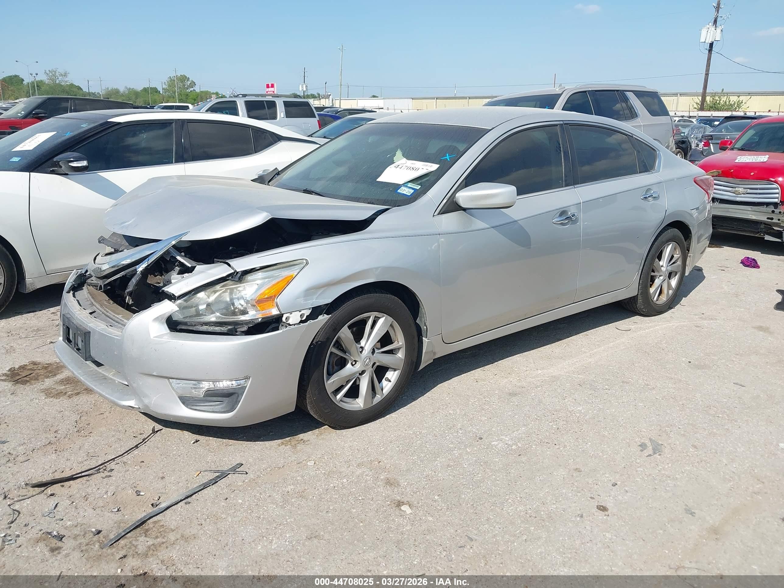 2013 Nissan Altima 2.5 Sv Silver vin: 1N4AL3AP6DC238888