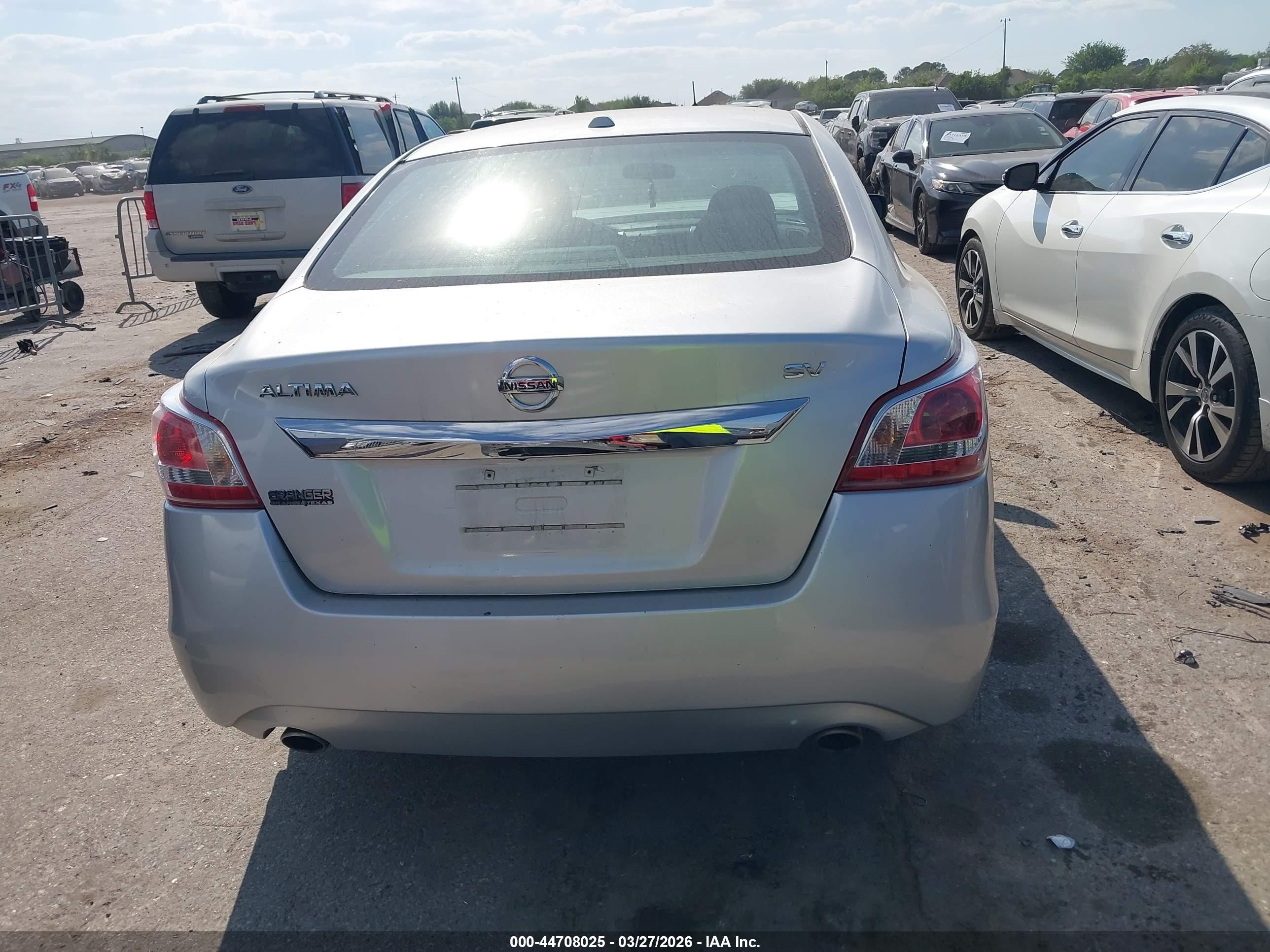 2013 Nissan Altima 2.5 Sv Silver vin: 1N4AL3AP6DC238888
