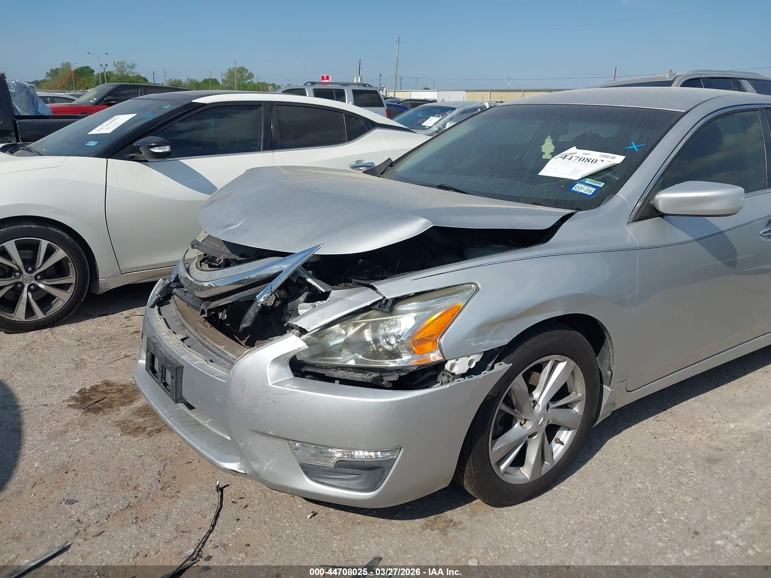2013 Nissan Altima 2.5 Sv Silver vin: 1N4AL3AP6DC238888