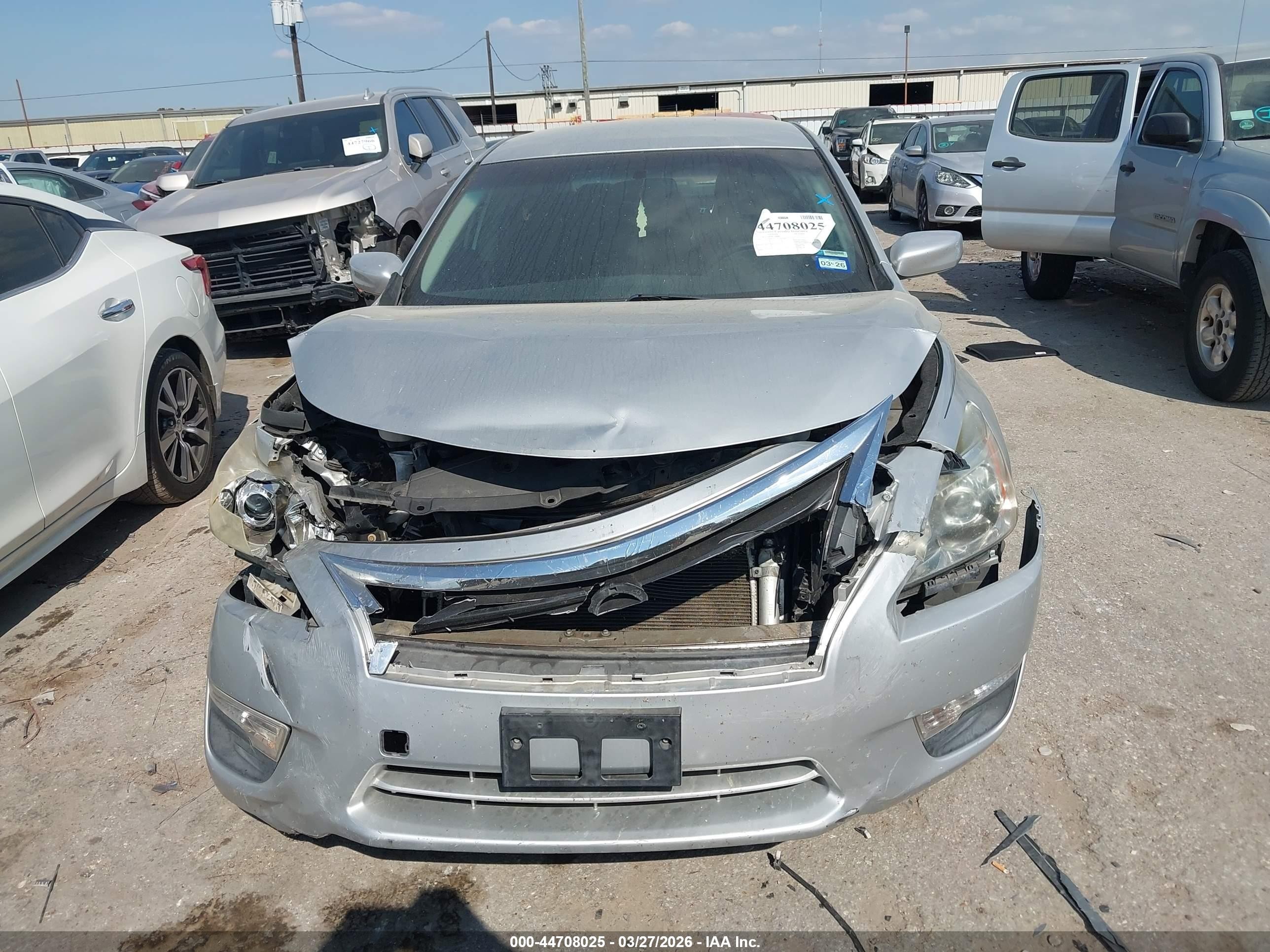 2013 Nissan Altima 2.5 Sv Silver vin: 1N4AL3AP6DC238888