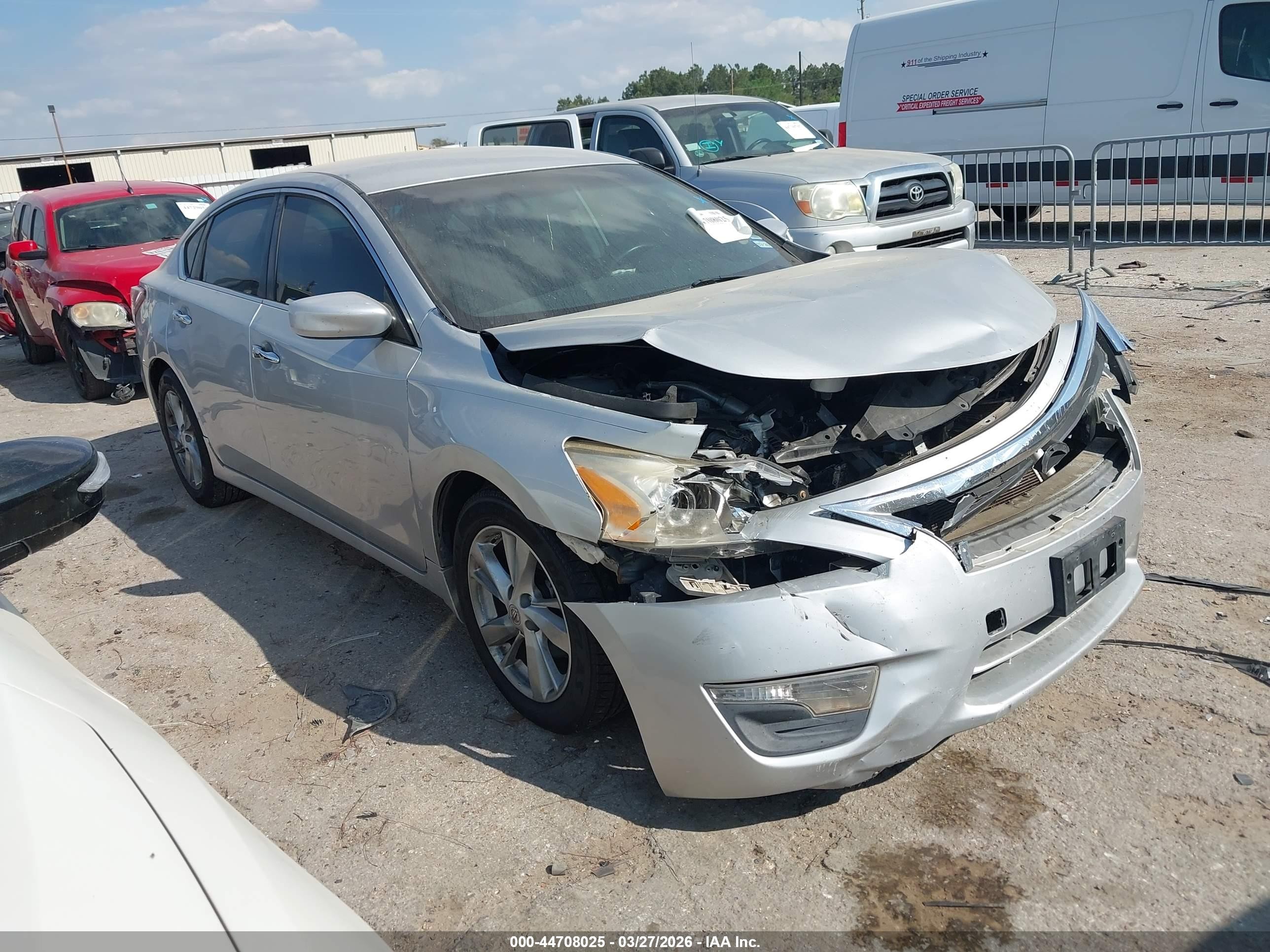 2013 Nissan Altima 2.5 Sv Silver vin: 1N4AL3AP6DC238888