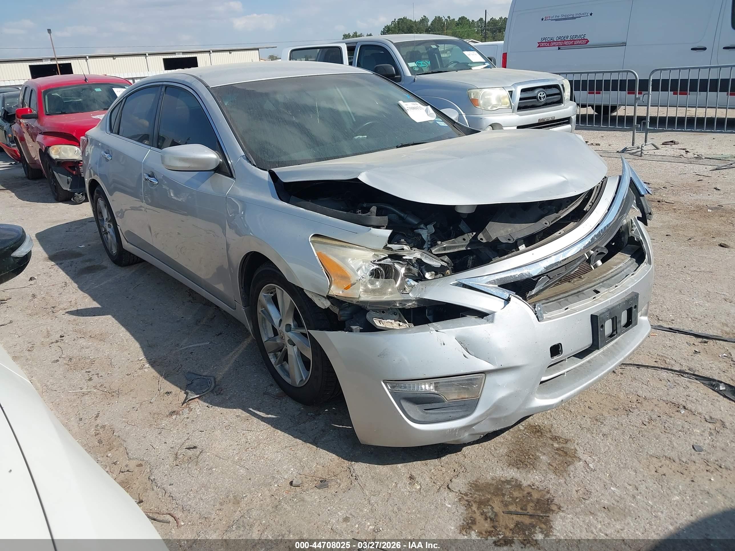 2013 Nissan Altima 2.5 Sv Silver vin: 1N4AL3AP6DC238888