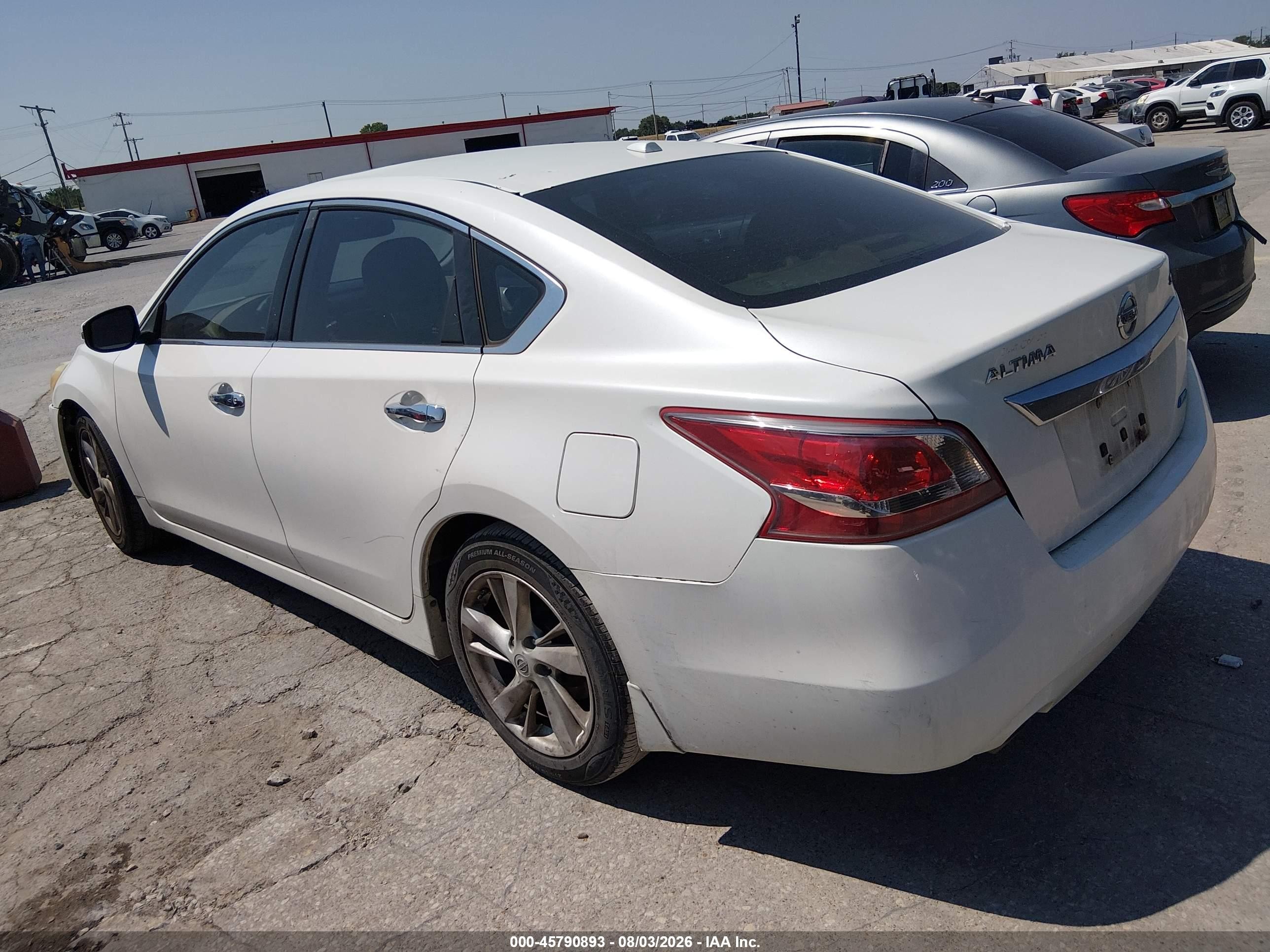 2013 Nissan Altima 2.5 Sl Белый vin: 1N4AL3AP6DC245291