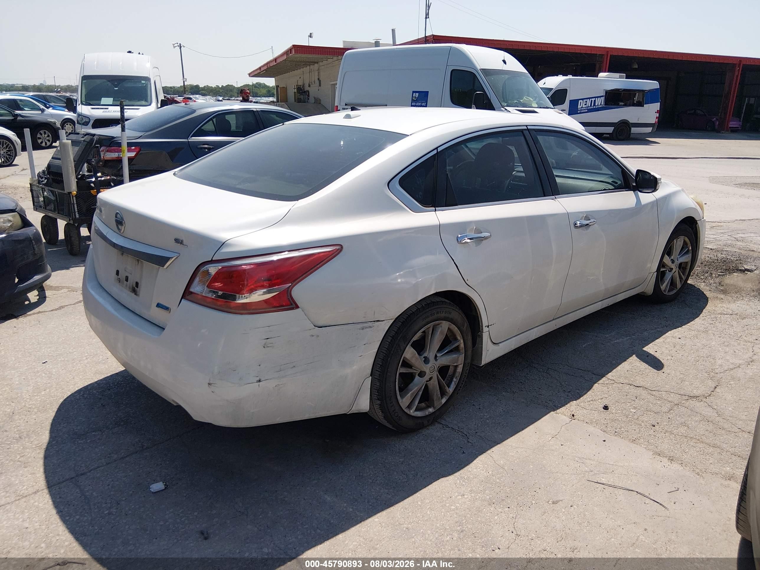 2013 Nissan Altima 2.5 Sl Белый vin: 1N4AL3AP6DC245291