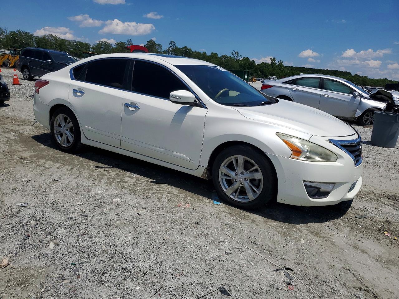2013 Nissan Altima 2.5 White vin: 1N4AL3AP6DC274029