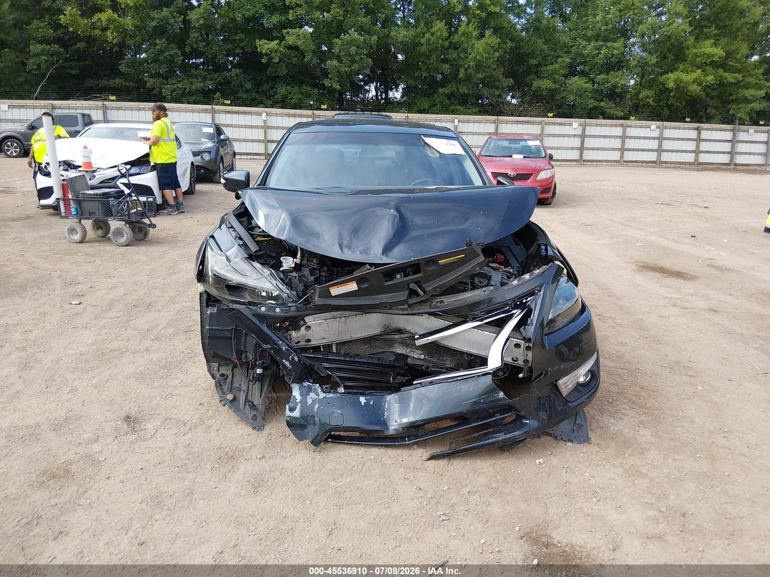 2013 Nissan Altima 2.5 Sl Blue vin: 1N4AL3AP6DC277772
