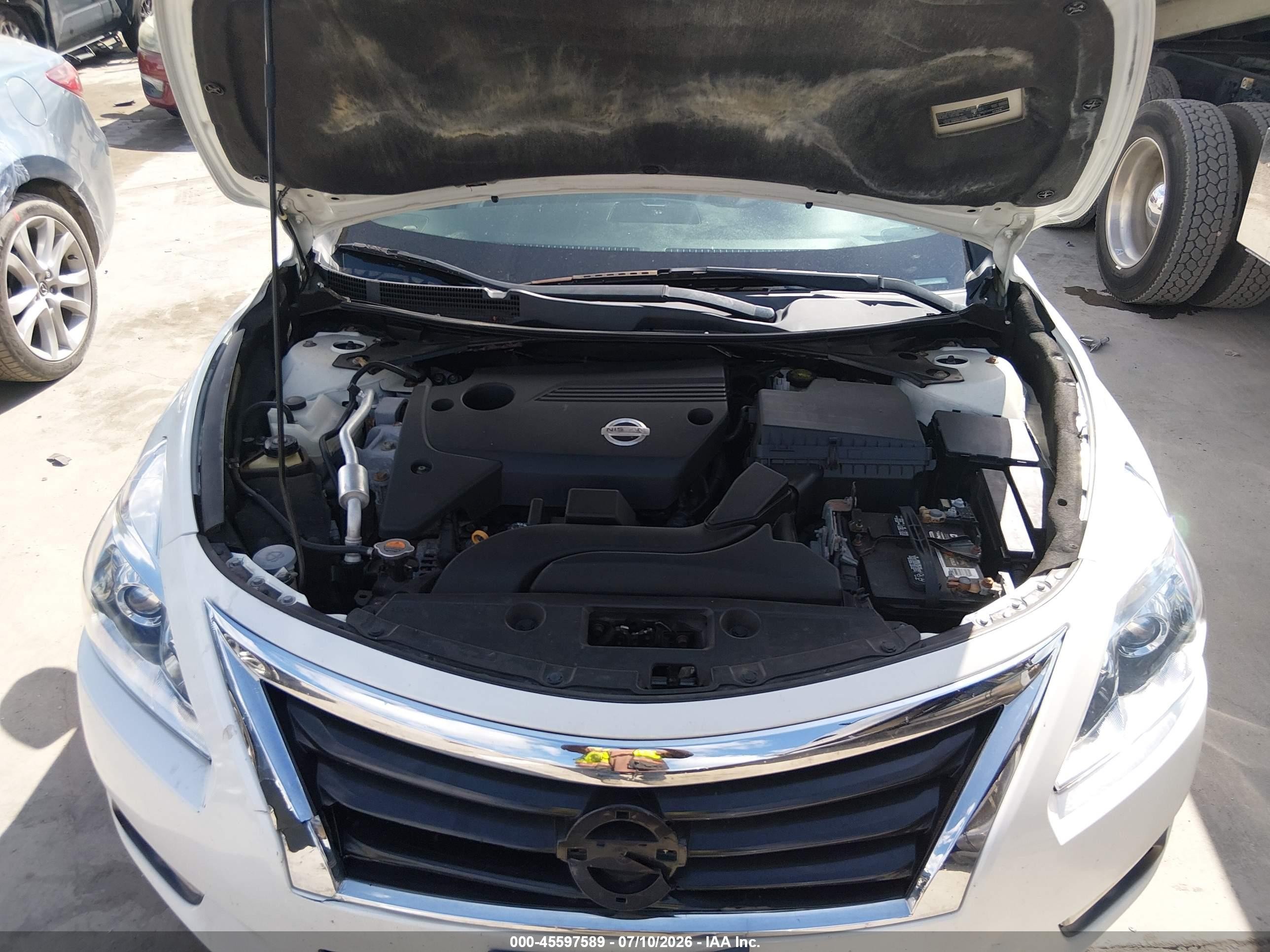 2013 Nissan Altima 2.5 Sl White vin: 1N4AL3AP6DC280154